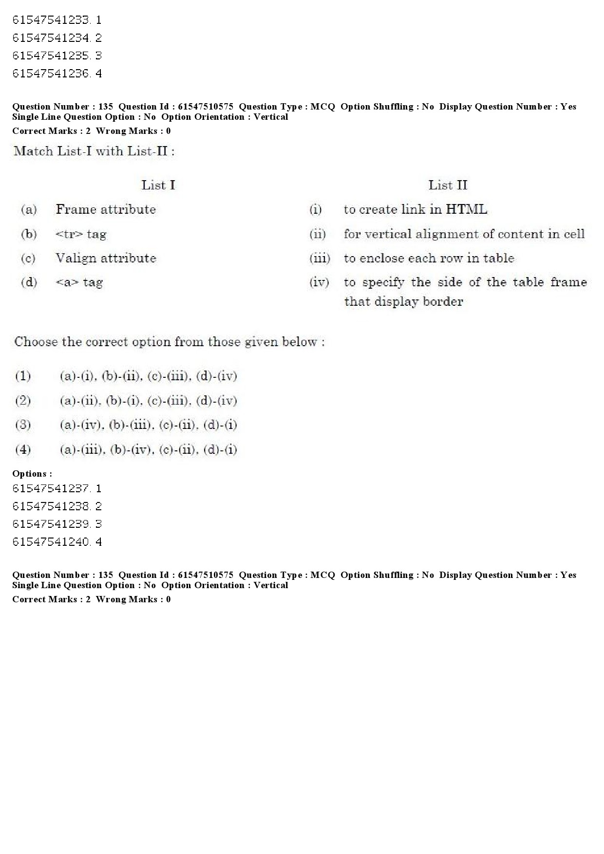 UGC NET Computer Science and Applications Question Paper December 2019 119