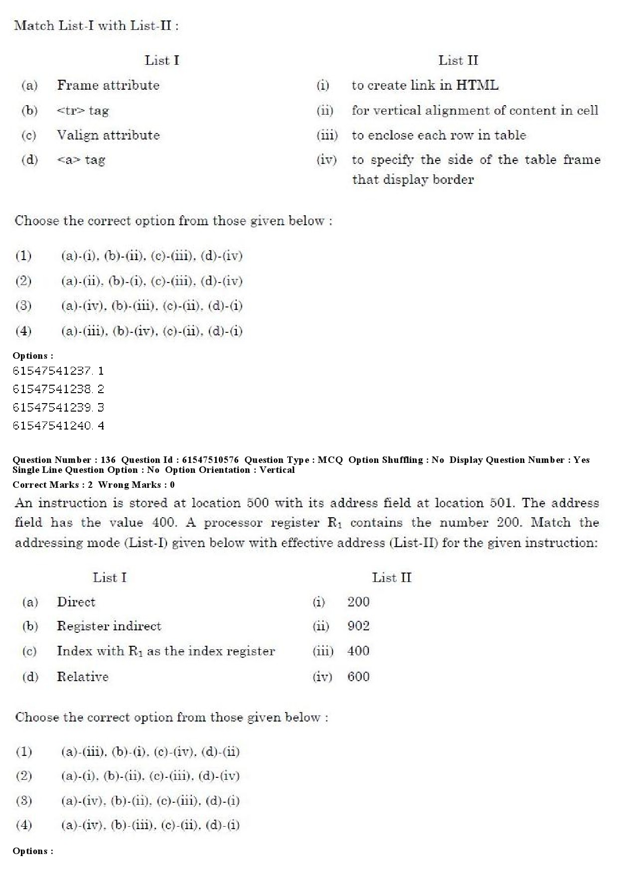 UGC NET Computer Science and Applications Question Paper December 2019 120