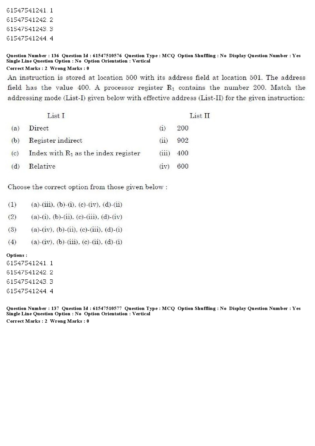 UGC NET Computer Science and Applications Question Paper December 2019 121