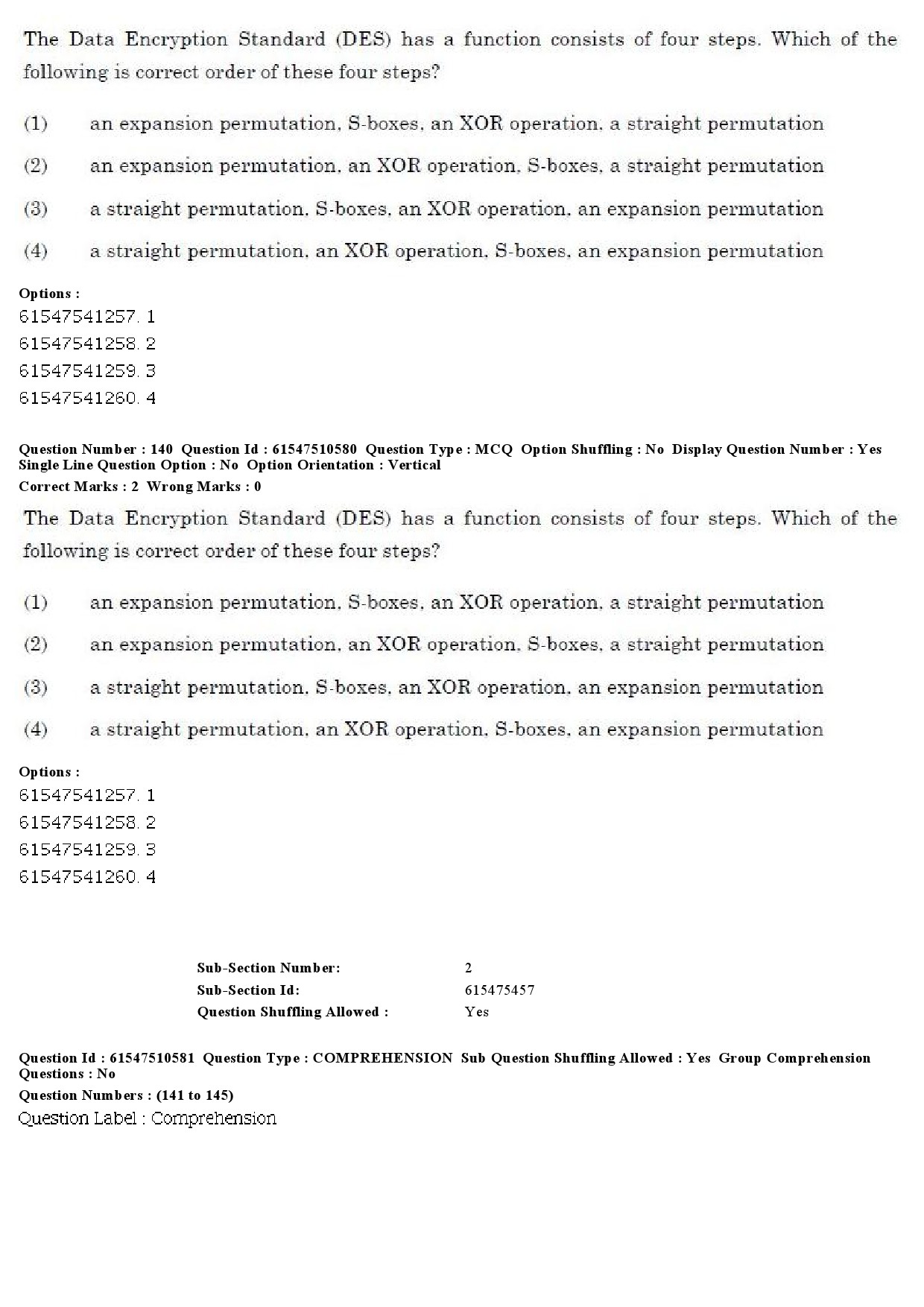 UGC NET Computer Science and Applications Question Paper December 2019 127