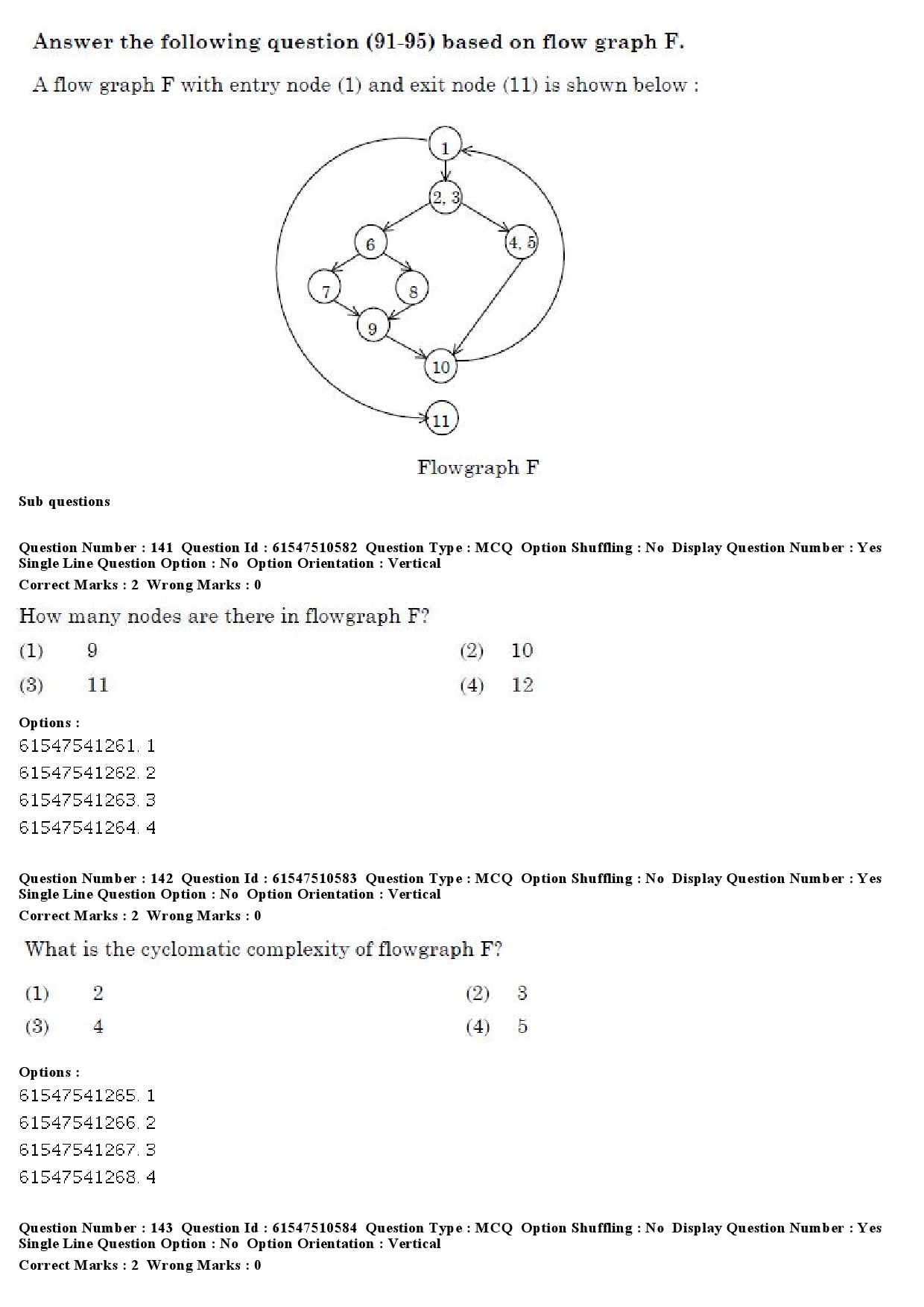 UGC NET Computer Science and Applications Question Paper December 2019 128