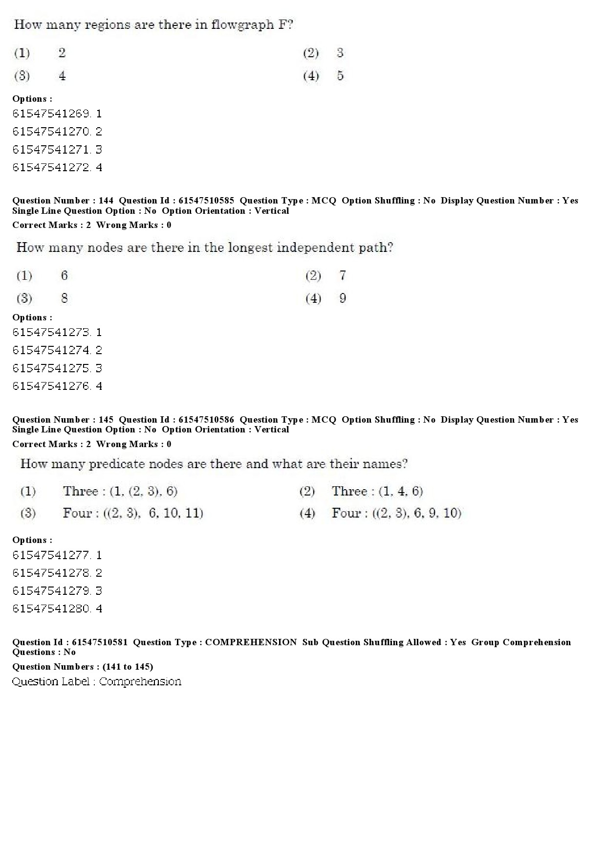 UGC NET Computer Science and Applications Question Paper December 2019 129