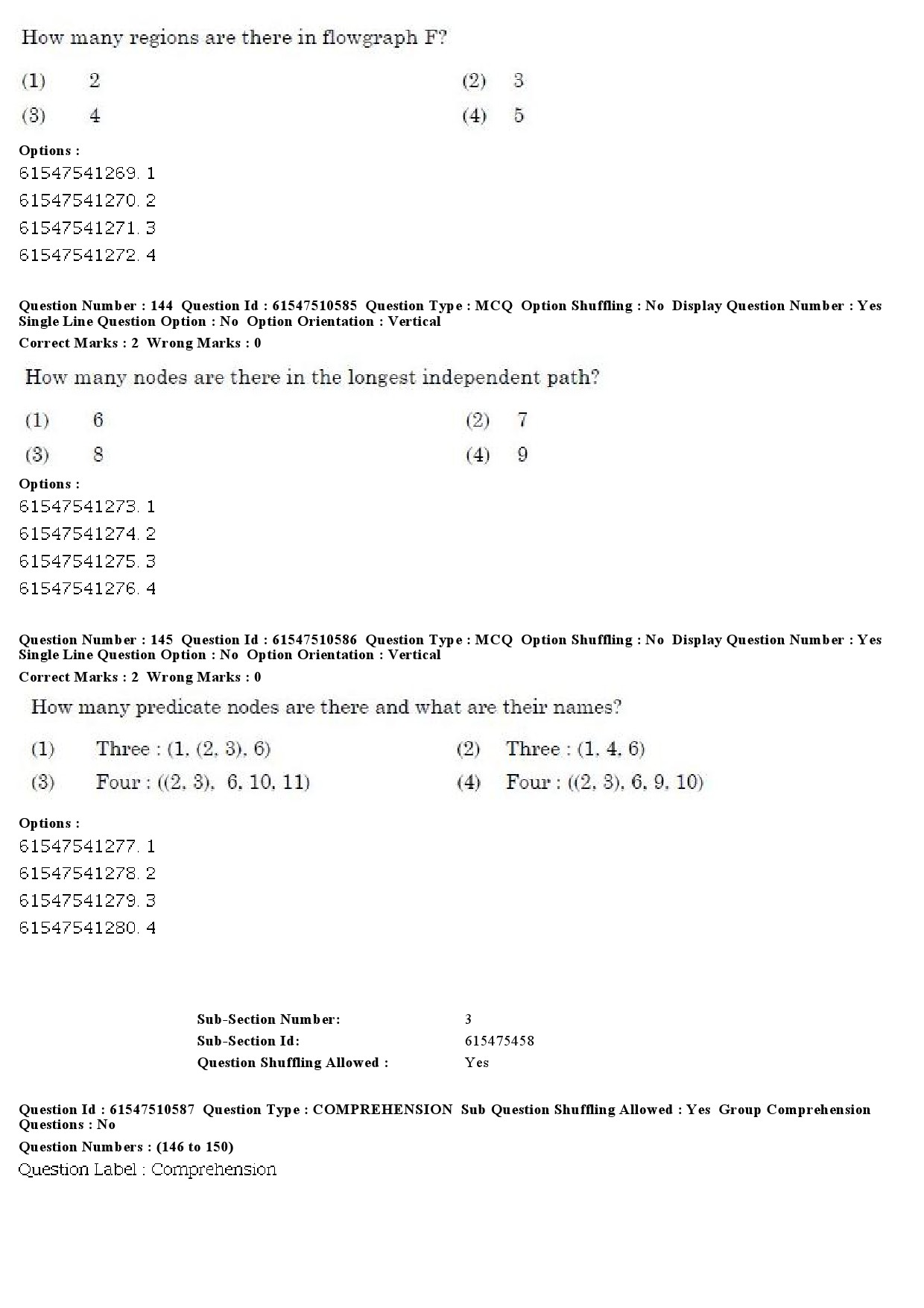 UGC NET Computer Science and Applications Question Paper December 2019 131