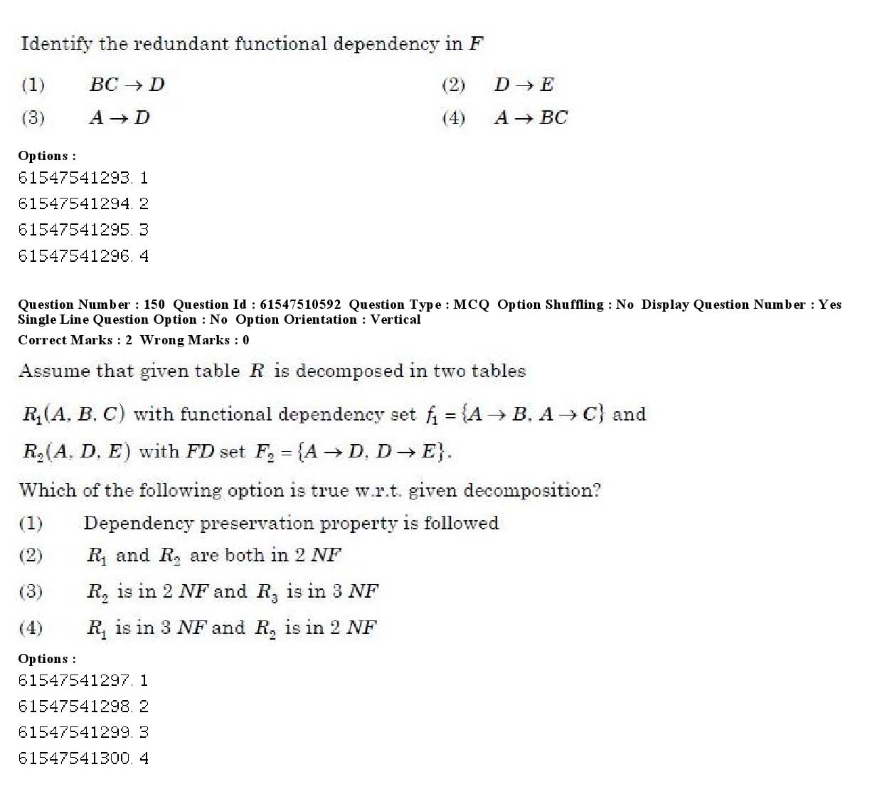 UGC NET Computer Science and Applications Question Paper December 2019 135