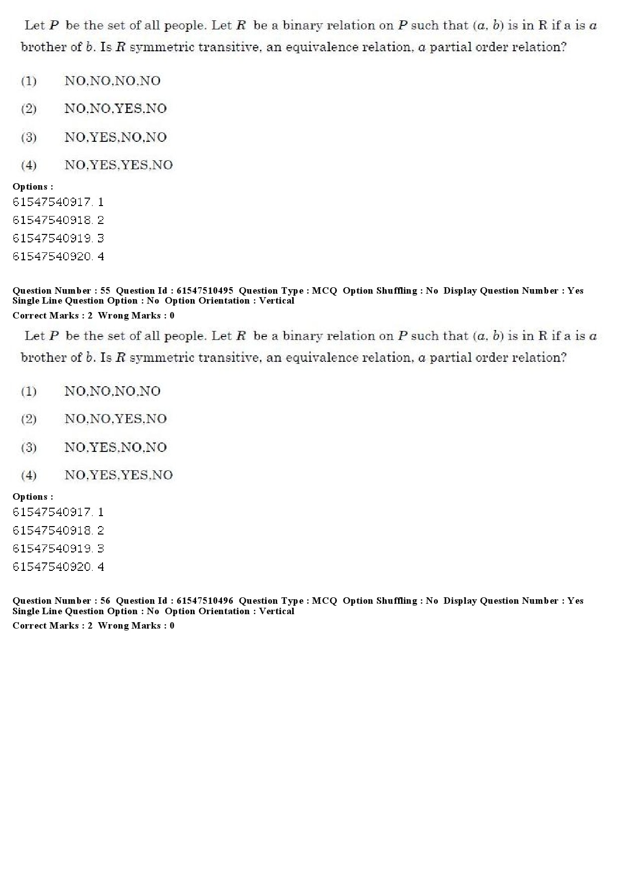 UGC NET Computer Science and Applications Question Paper December 2019 46