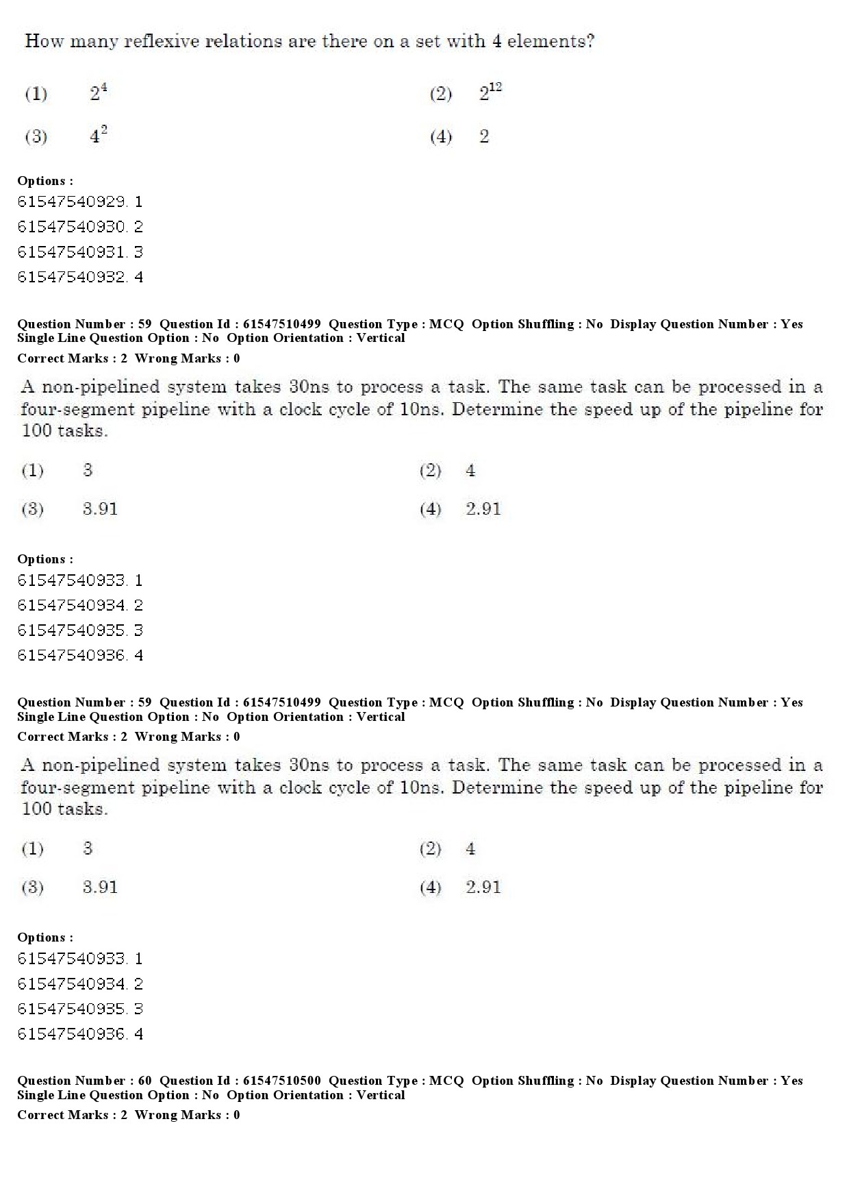 UGC NET Computer Science and Applications Question Paper December 2019 49