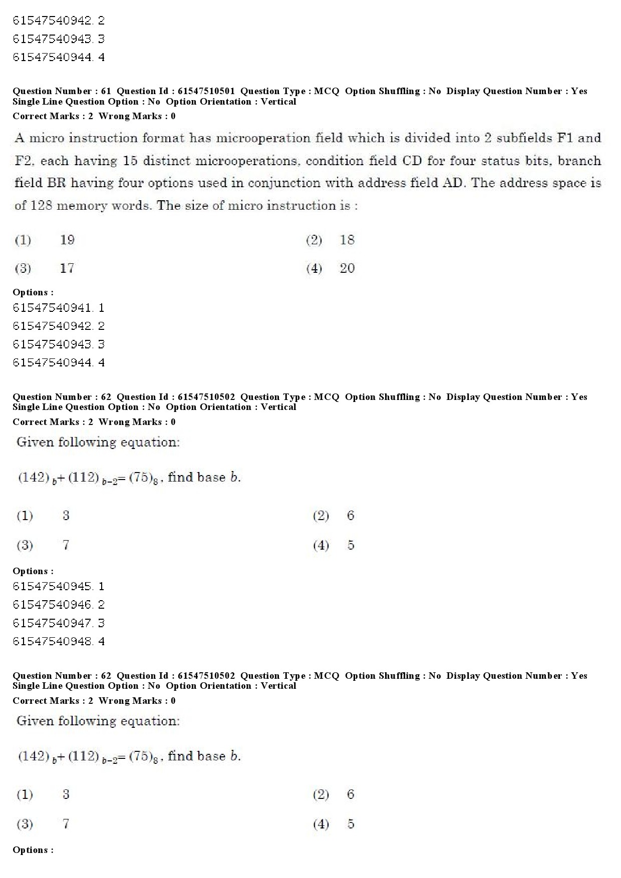 UGC NET Computer Science and Applications Question Paper December 2019 51