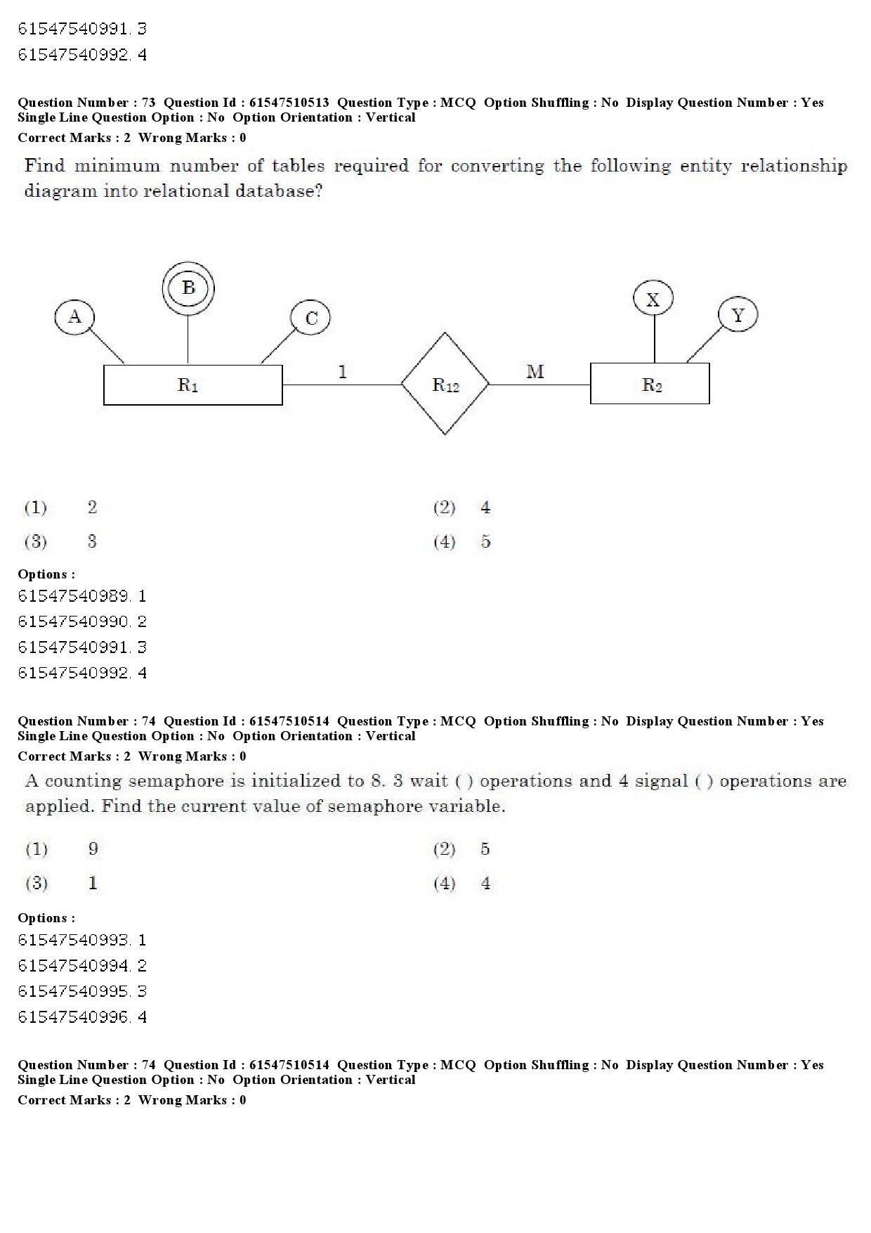 UGC NET Computer Science and Applications Question Paper December 2019 62