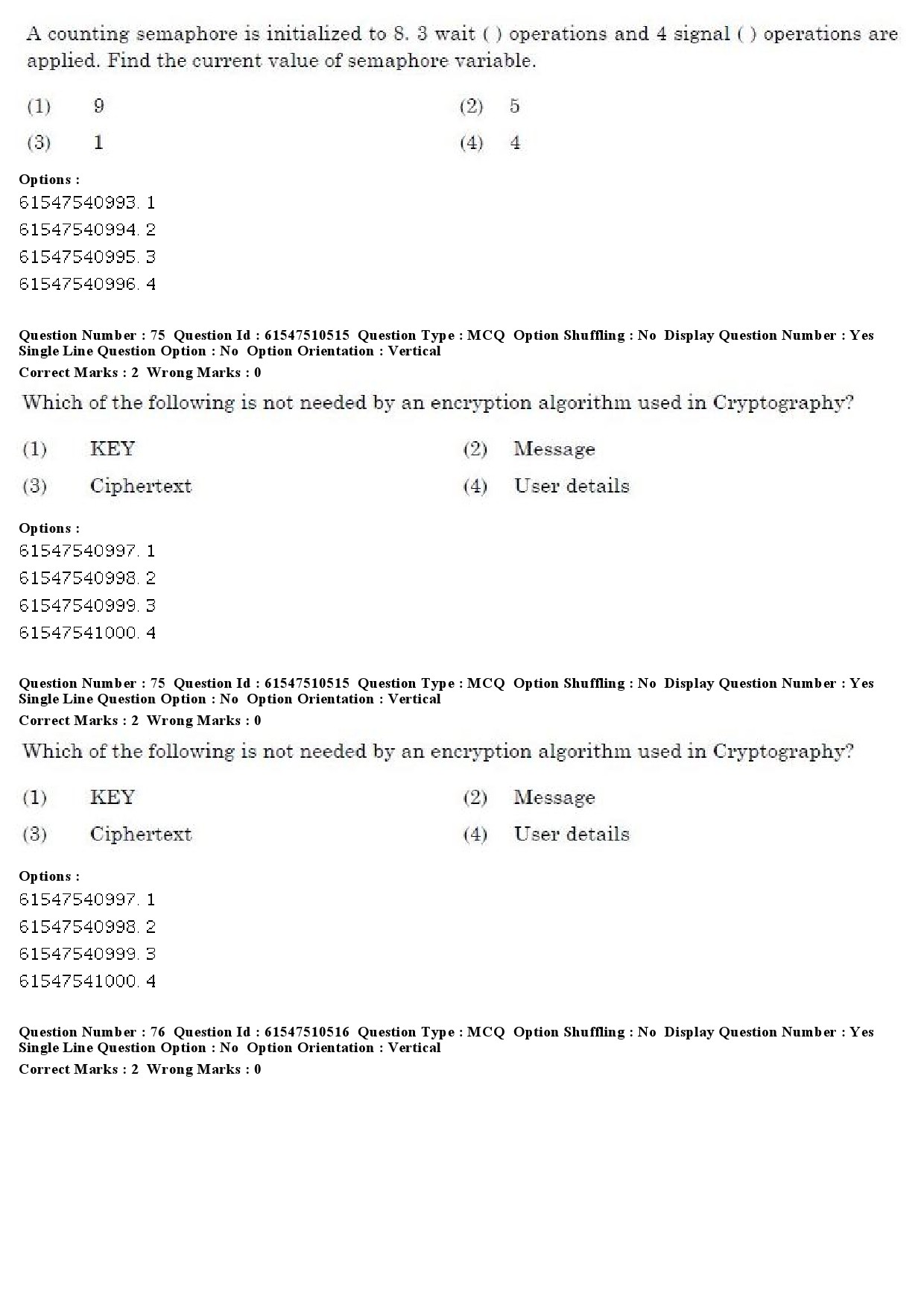 UGC NET Computer Science and Applications Question Paper December 2019 63