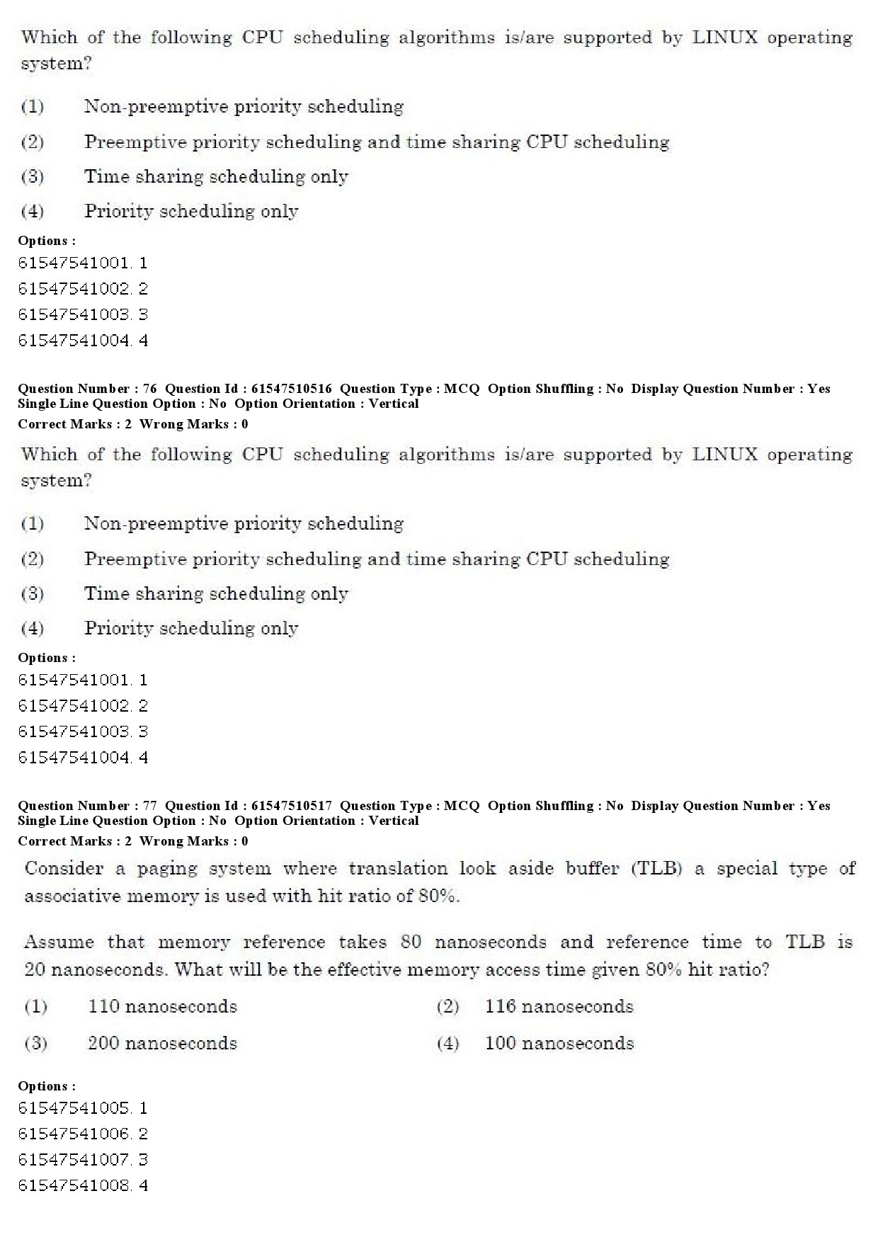 UGC NET Computer Science and Applications Question Paper December 2019 64