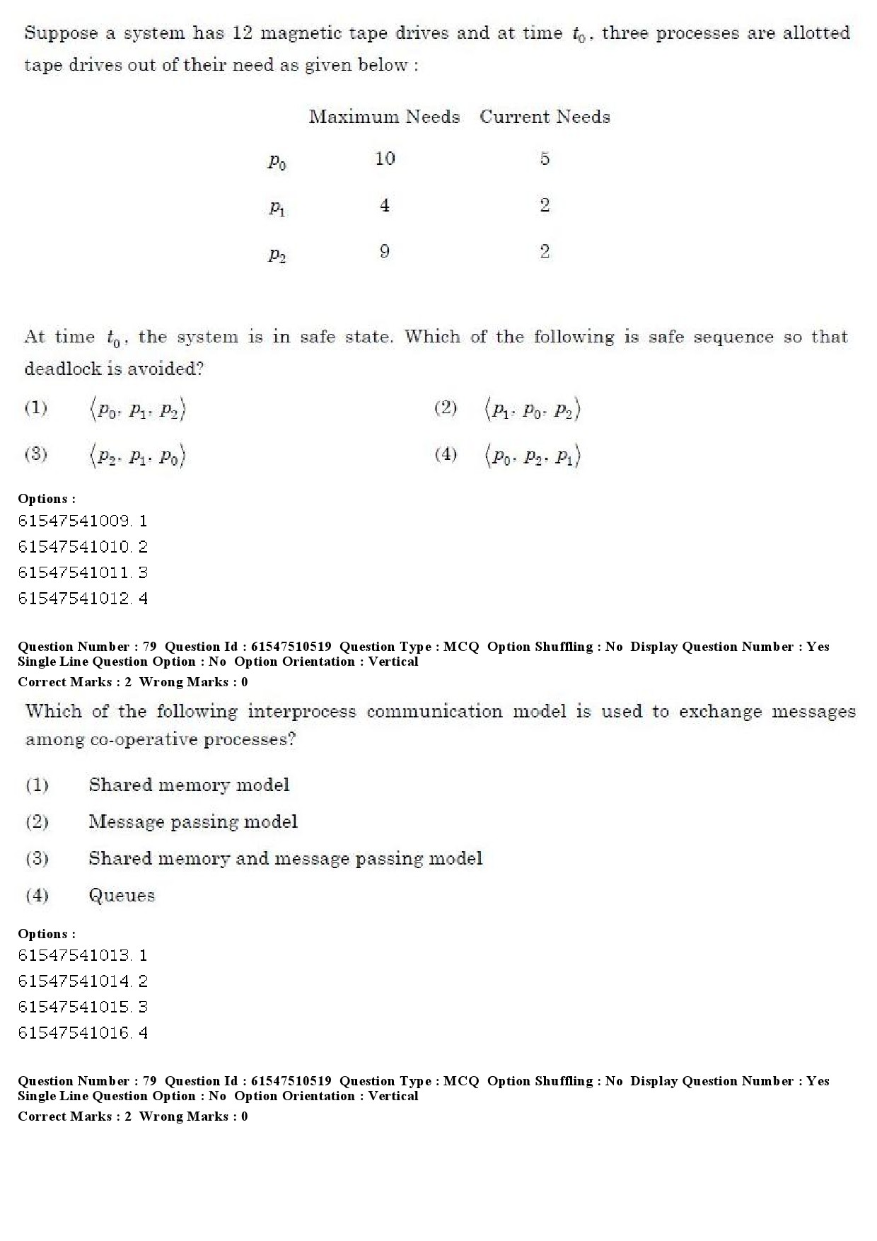 UGC NET Computer Science and Applications Question Paper December 2019 66