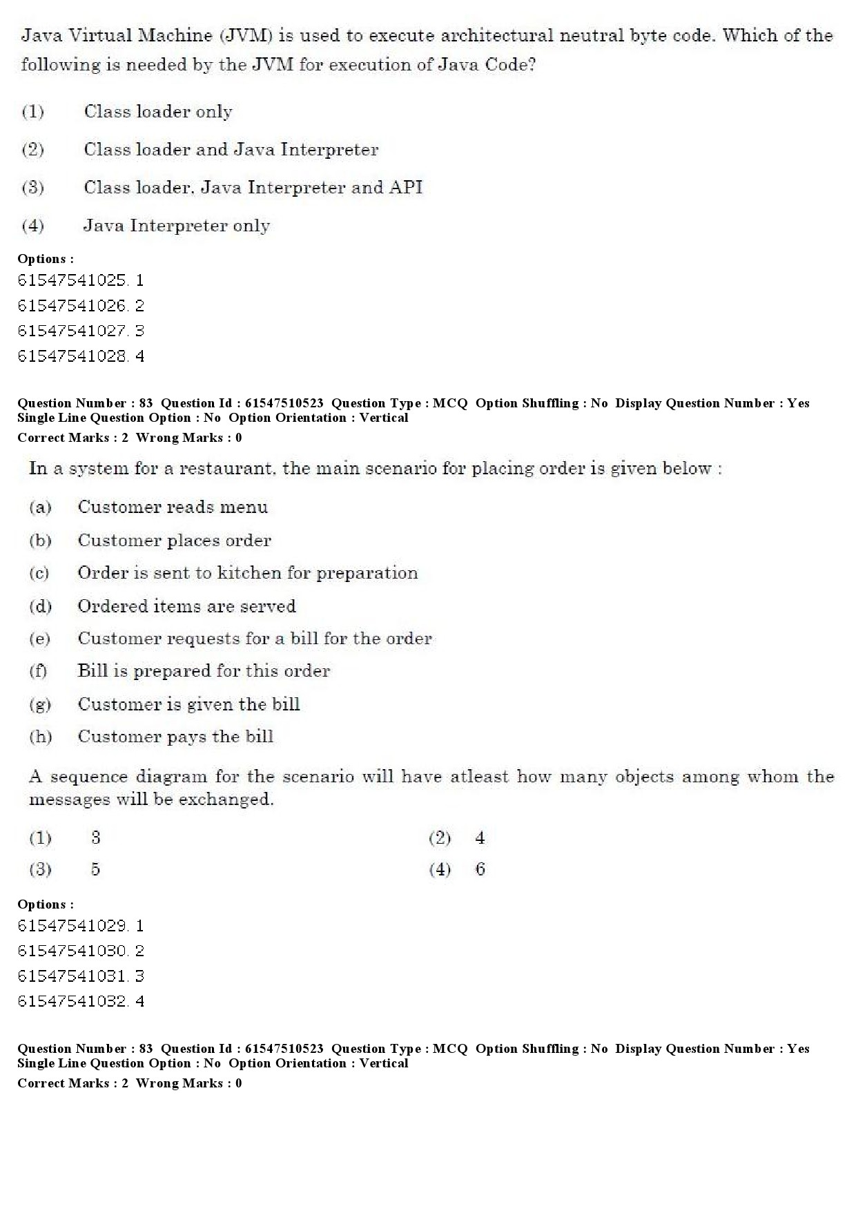 UGC NET Computer Science and Applications Question Paper December 2019 70