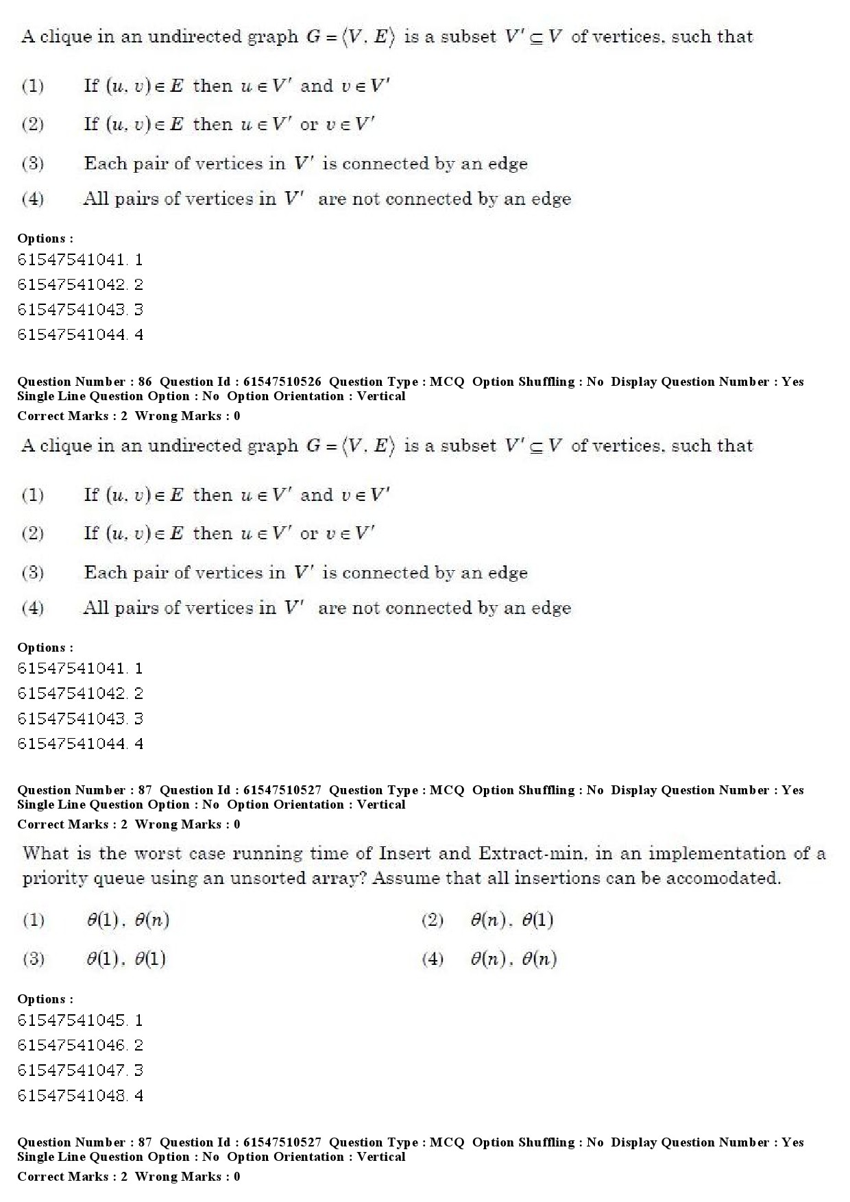 UGC NET Computer Science and Applications Question Paper December 2019 73