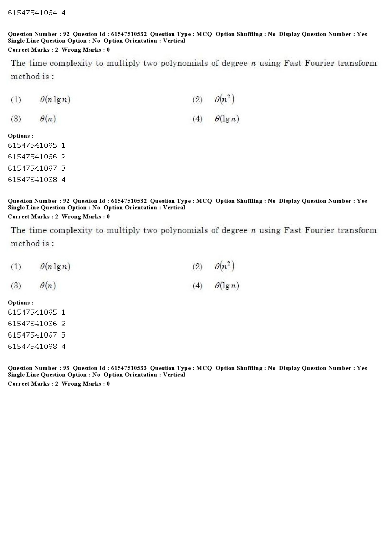 UGC NET Computer Science and Applications Question Paper December 2019 77