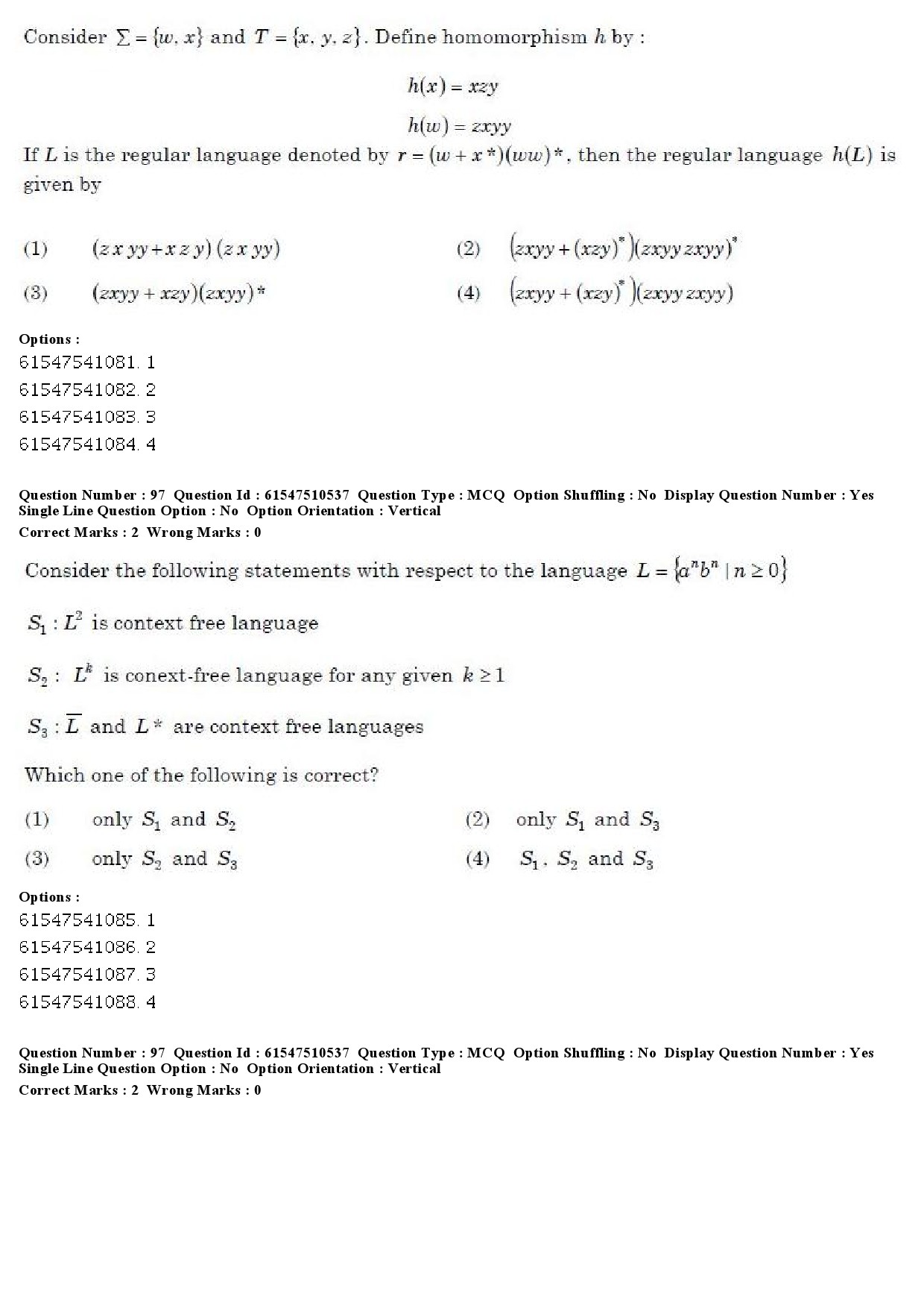 UGC NET Computer Science and Applications Question Paper December 2019 81