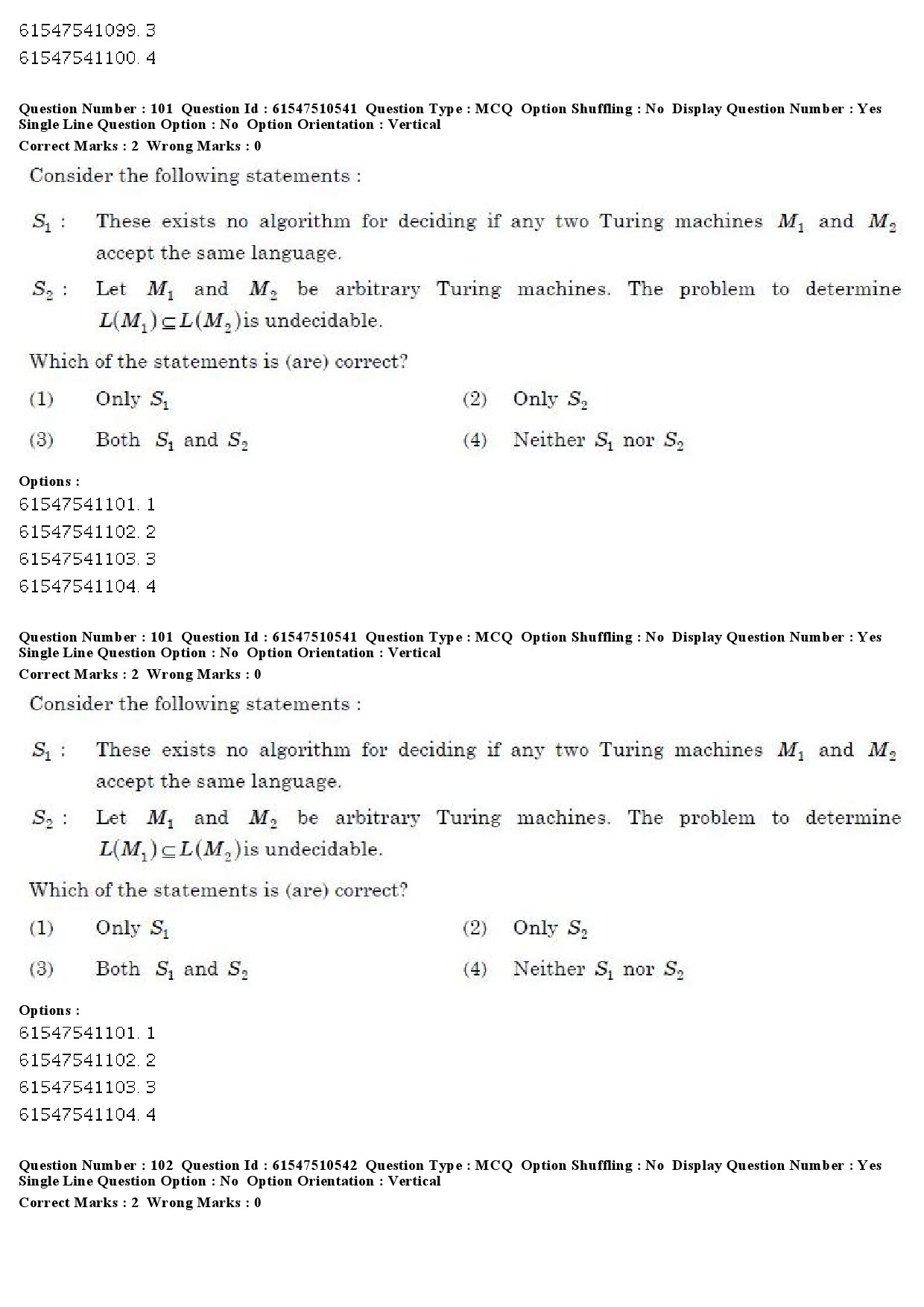 UGC NET Computer Science and Applications Question Paper December 2019 85