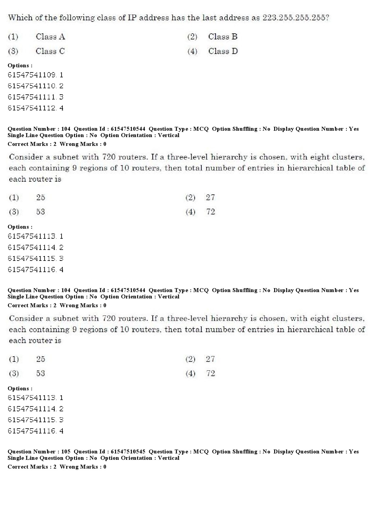 UGC NET Computer Science and Applications Question Paper December 2019 87