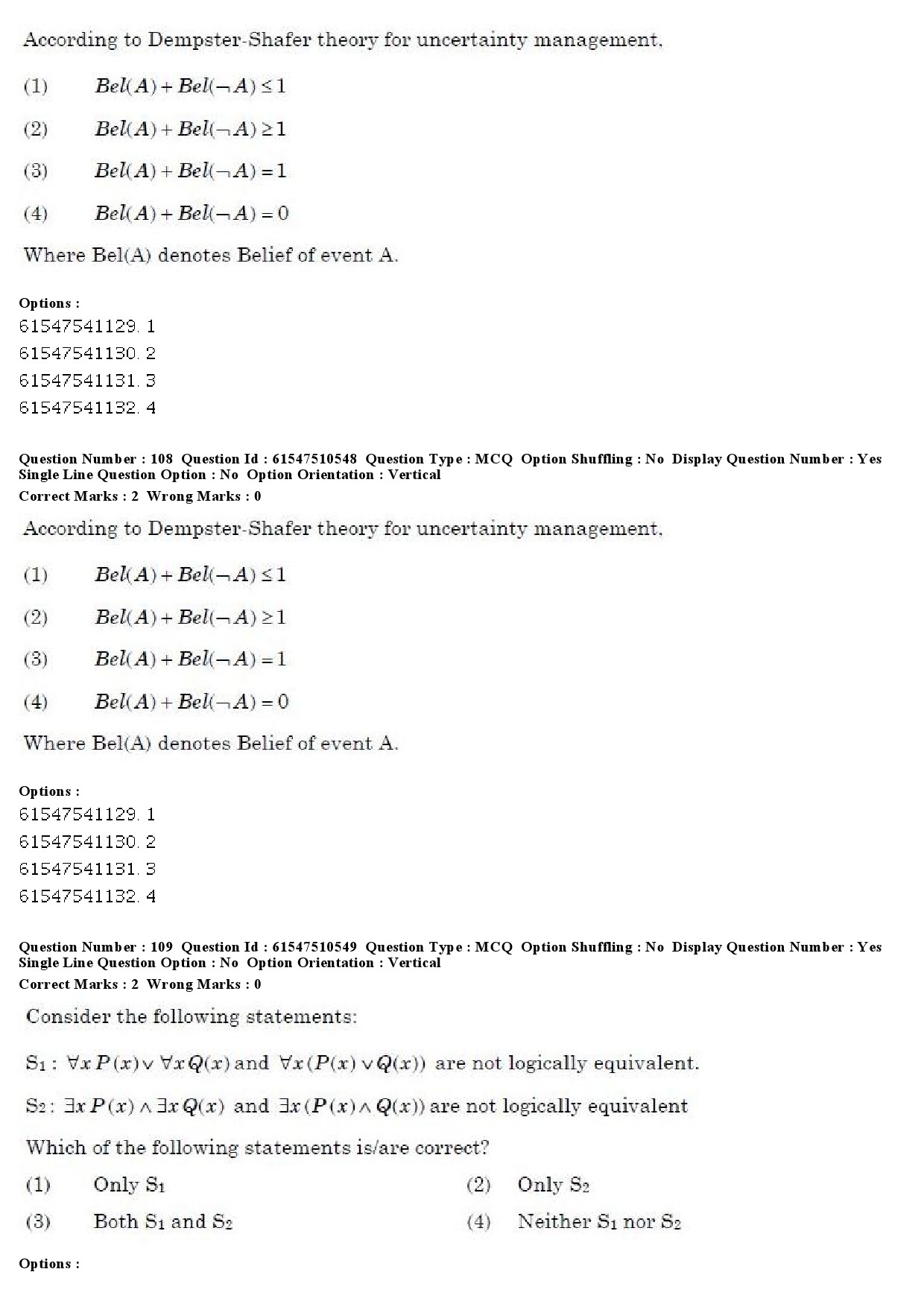 UGC NET Computer Science and Applications Question Paper December 2019 90