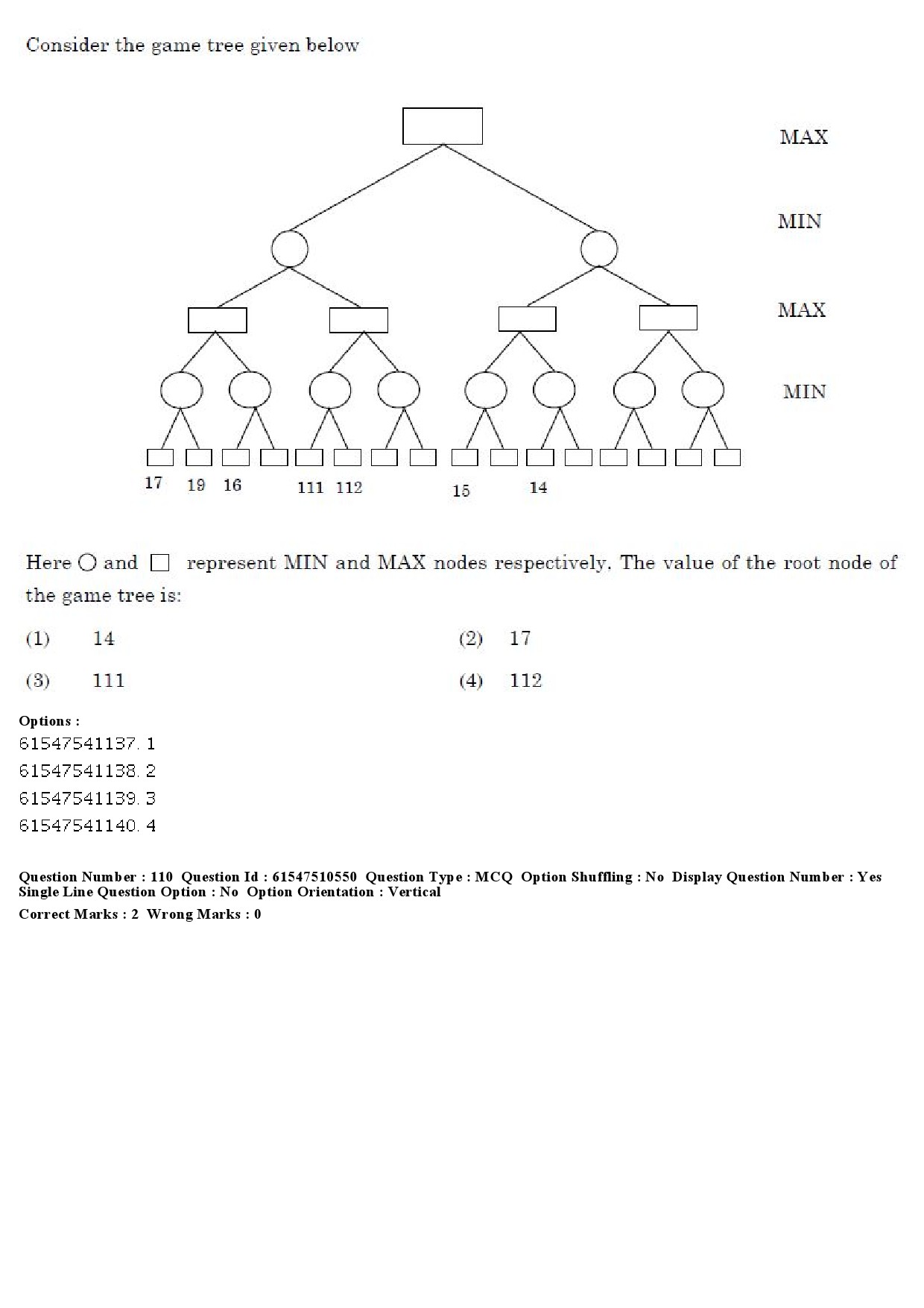 UGC NET Computer Science and Applications Question Paper December 2019 92