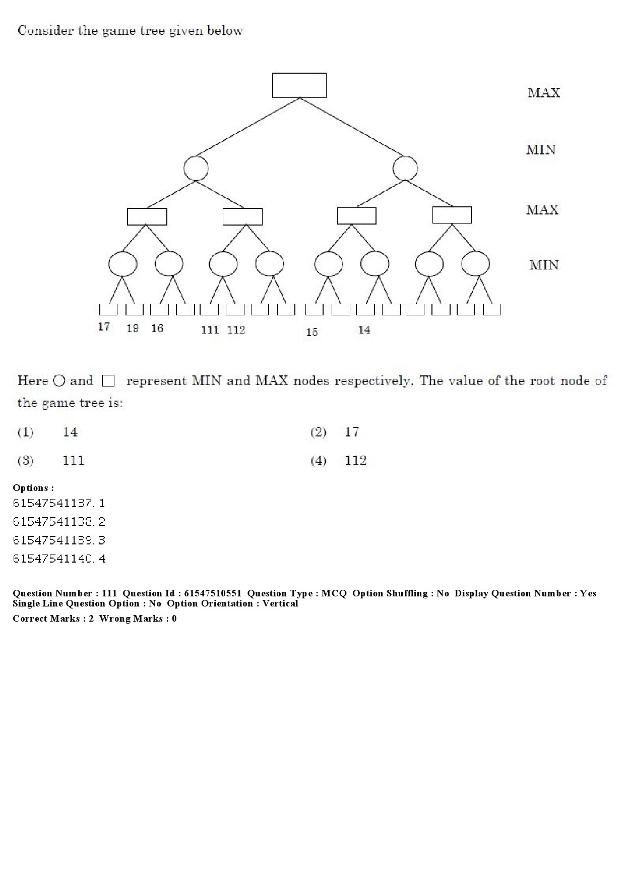 UGC NET Computer Science and Applications Question Paper December 2019 93