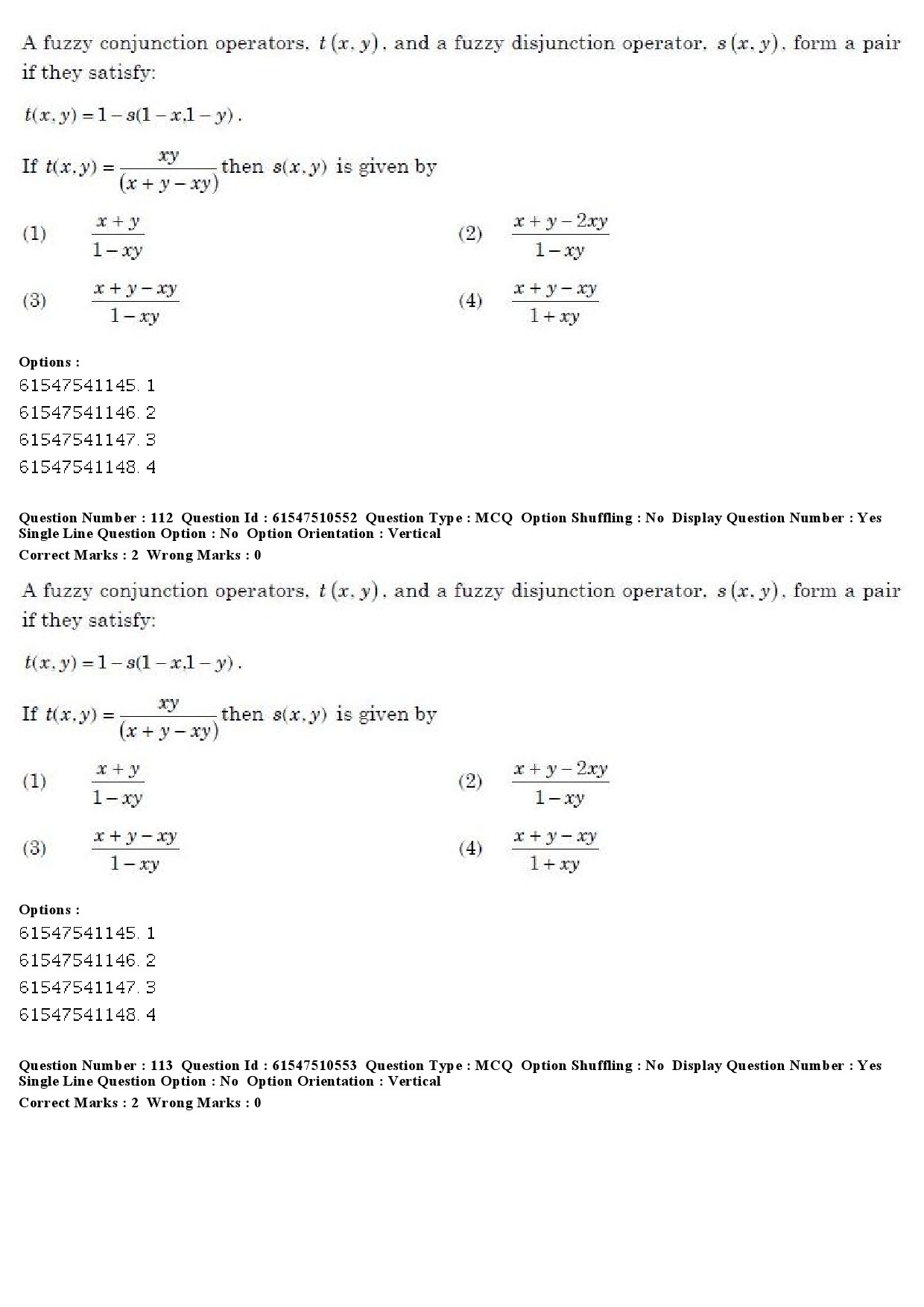 UGC NET Computer Science and Applications Question Paper December 2019 95