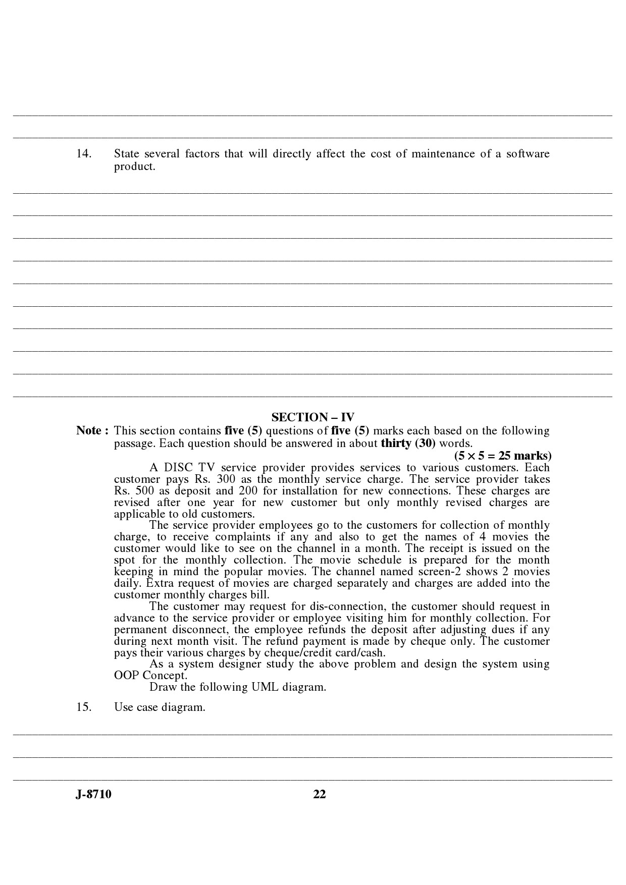 UGC NET Computer Science and Applications Question Paper III June 2010 13