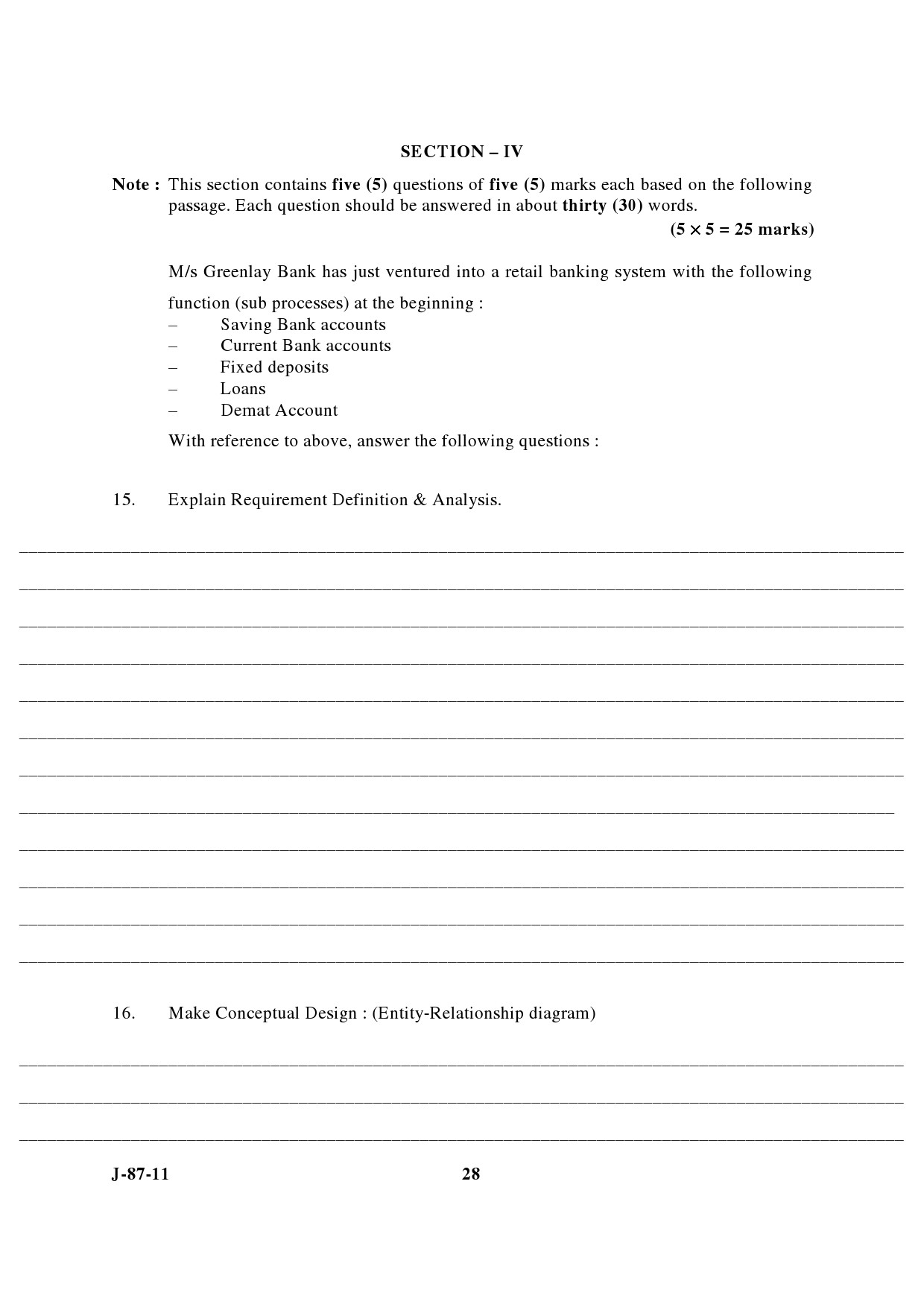 UGC NET Computer Science and Applications Question Paper III June 2011 15