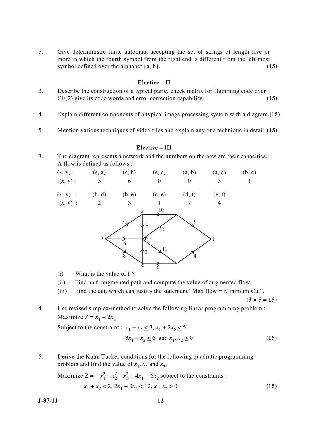 UGC NET Computer Science and Applications Question Paper III June 2011 6