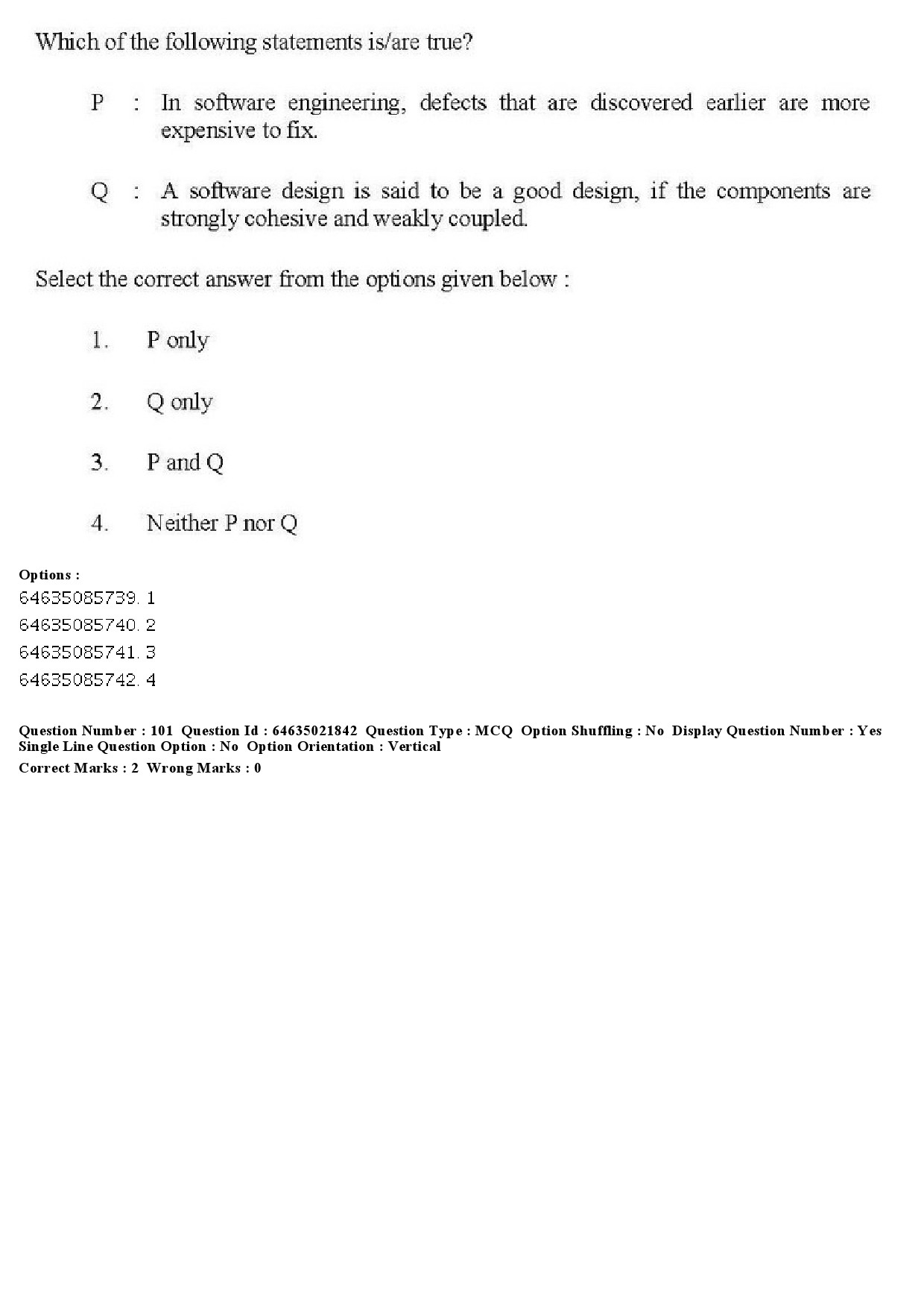 UGC NET Computer Science and Applications Question Paper June 2019 104