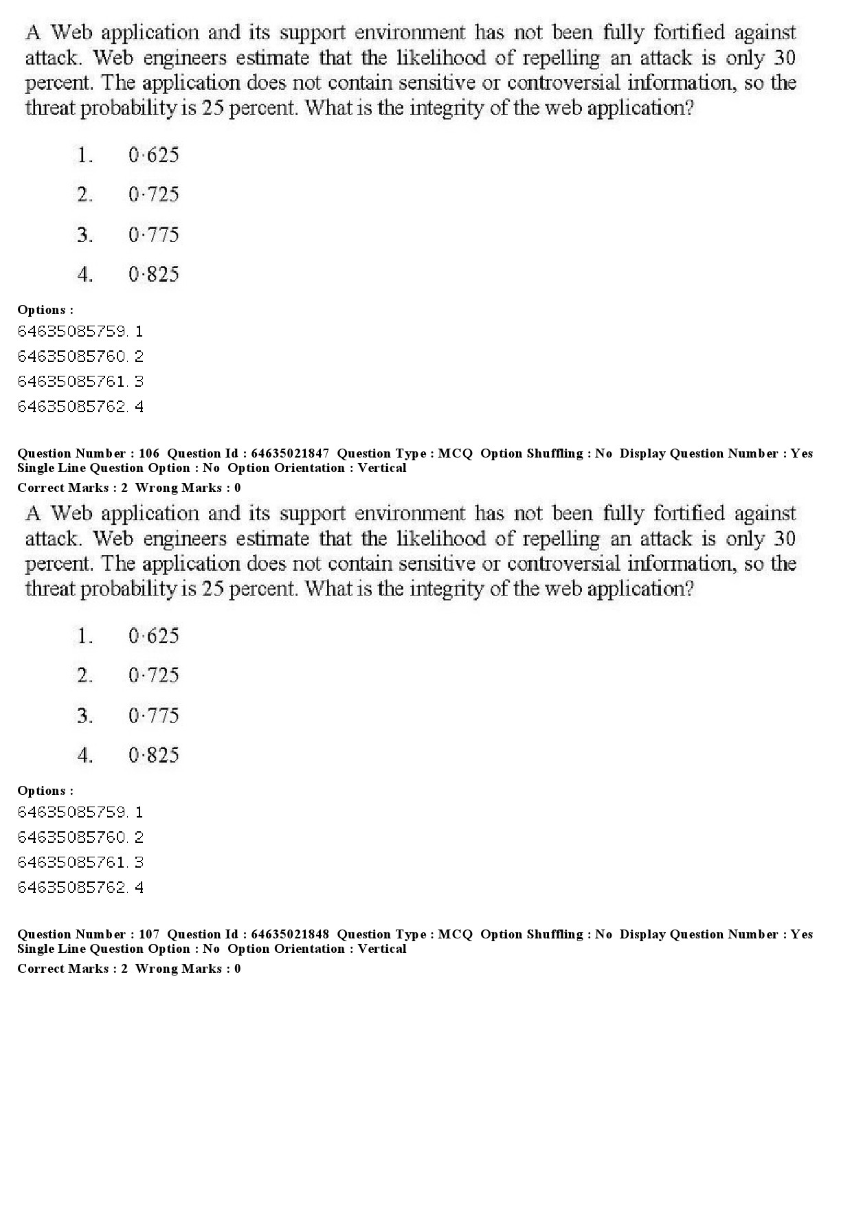 UGC NET Computer Science and Applications Question Paper June 2019 110