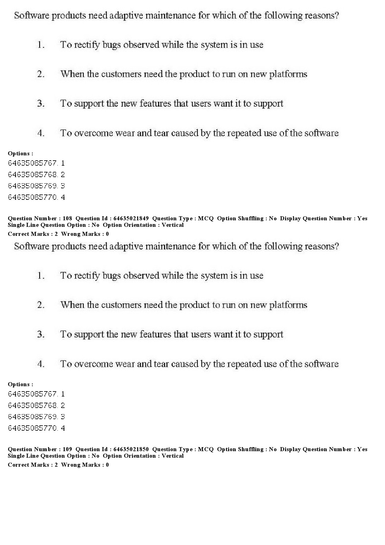 UGC NET Computer Science and Applications Question Paper June 2019 113