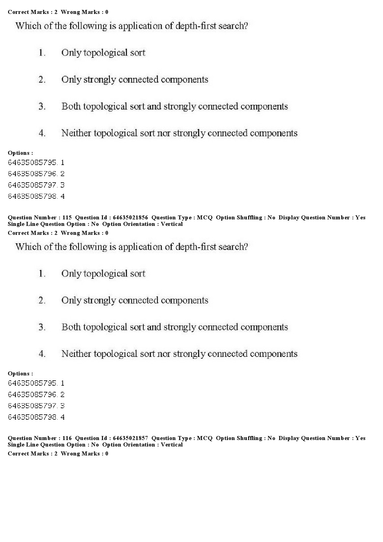 UGC NET Computer Science and Applications Question Paper June 2019 122