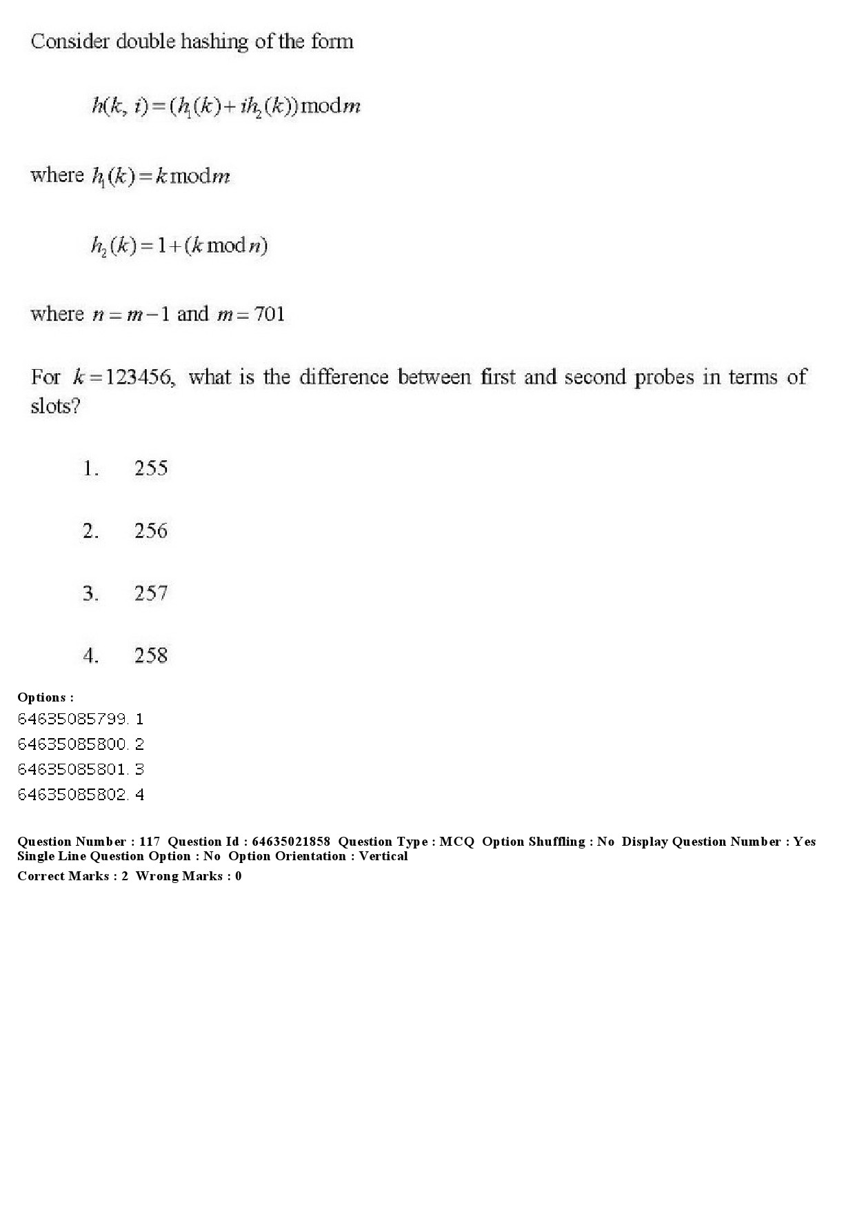 UGC NET Computer Science and Applications Question Paper June 2019 124