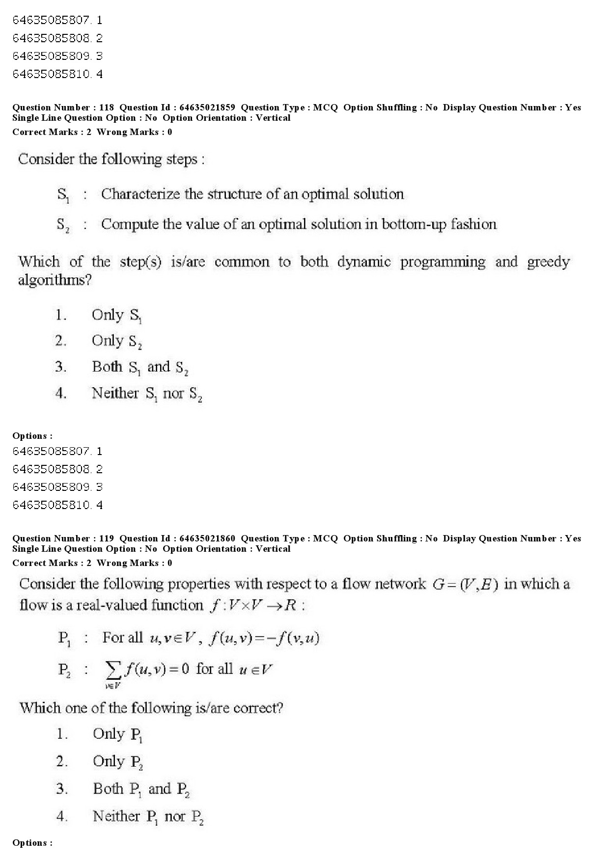 UGC NET Computer Science and Applications Question Paper June 2019 127