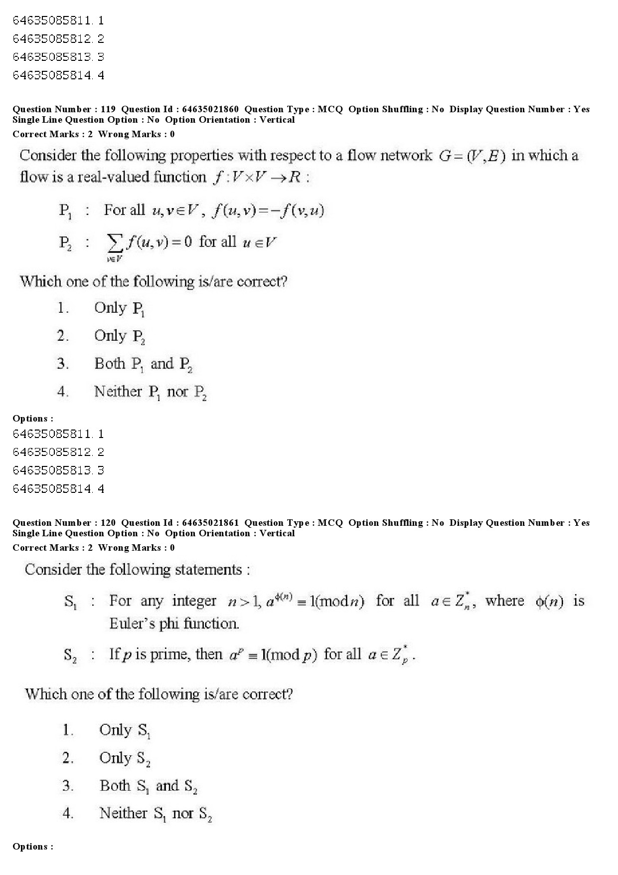 UGC NET Computer Science and Applications Question Paper June 2019 128