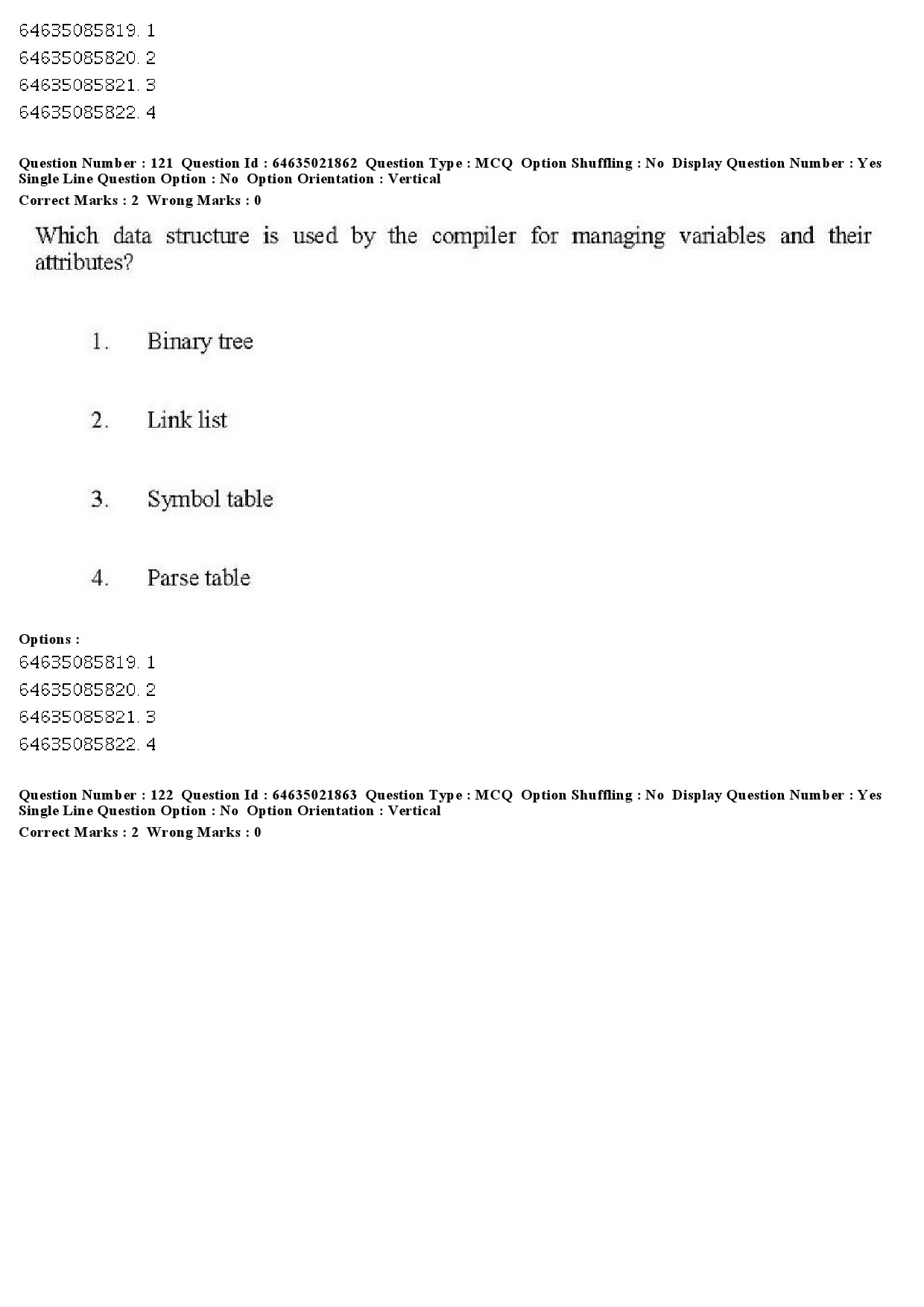 UGC NET Computer Science and Applications Question Paper June 2019 130