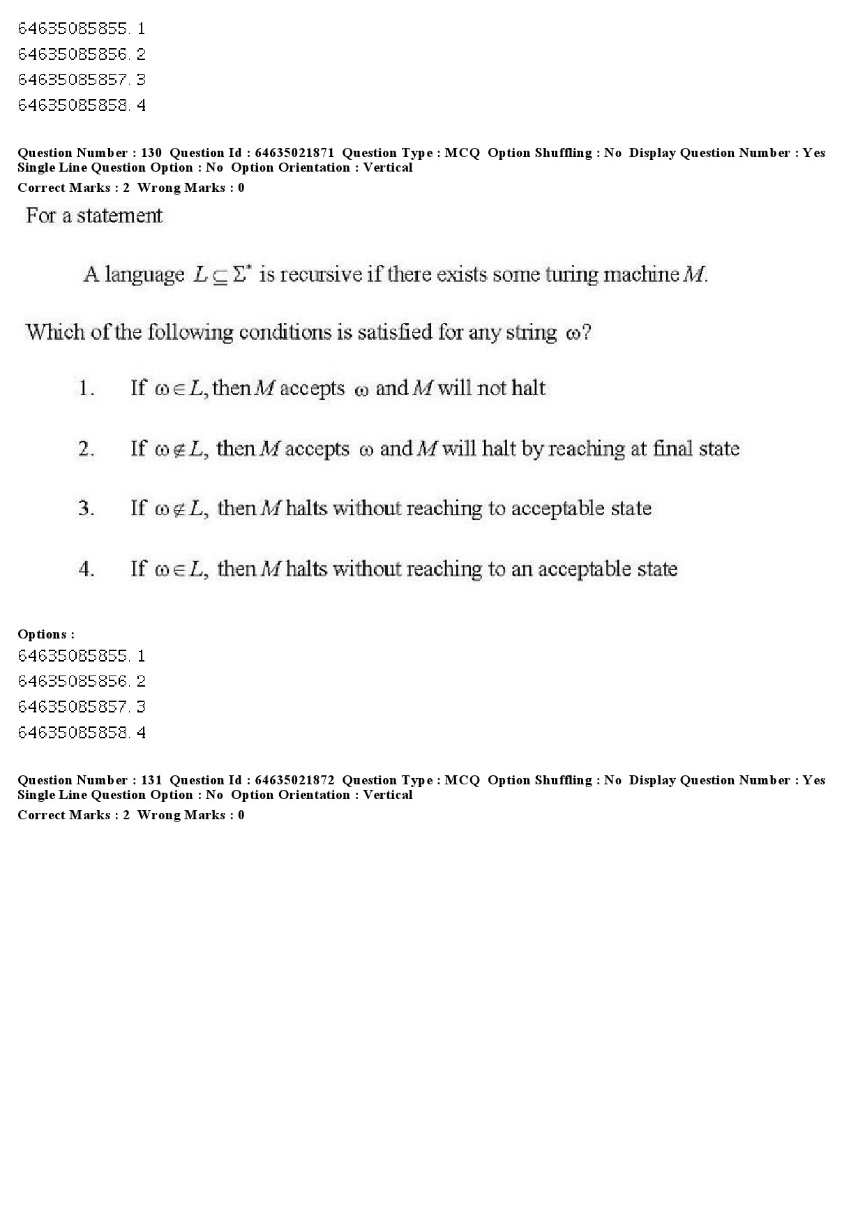 UGC NET Computer Science and Applications Question Paper June 2019 144