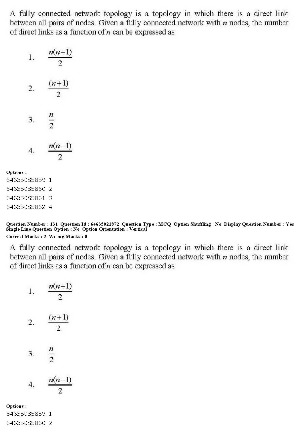 UGC NET Computer Science and Applications Question Paper June 2019 145