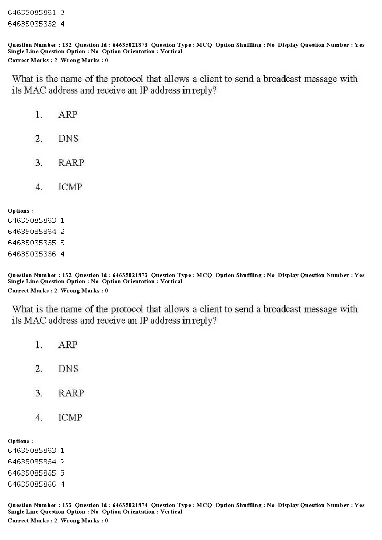 UGC NET Computer Science and Applications Question Paper June 2019 146