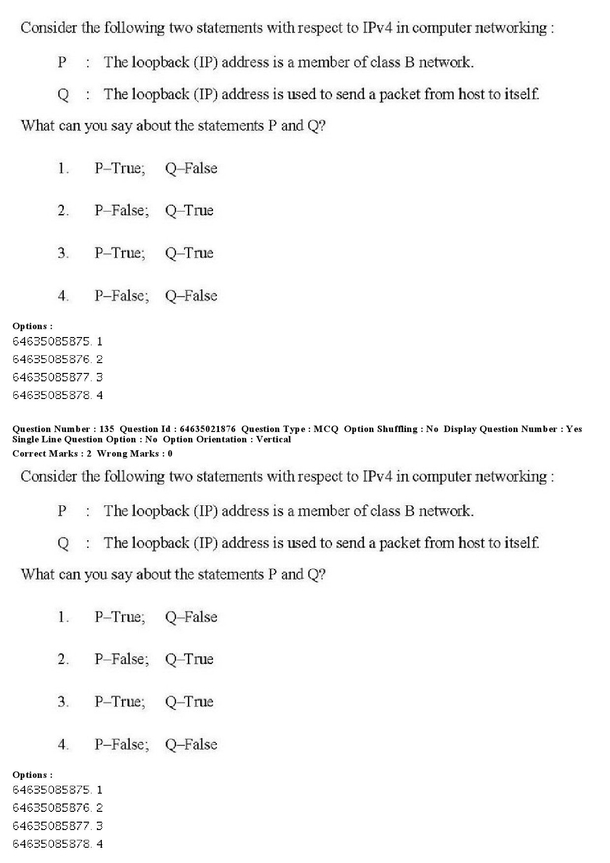 UGC NET Computer Science and Applications Question Paper June 2019 149