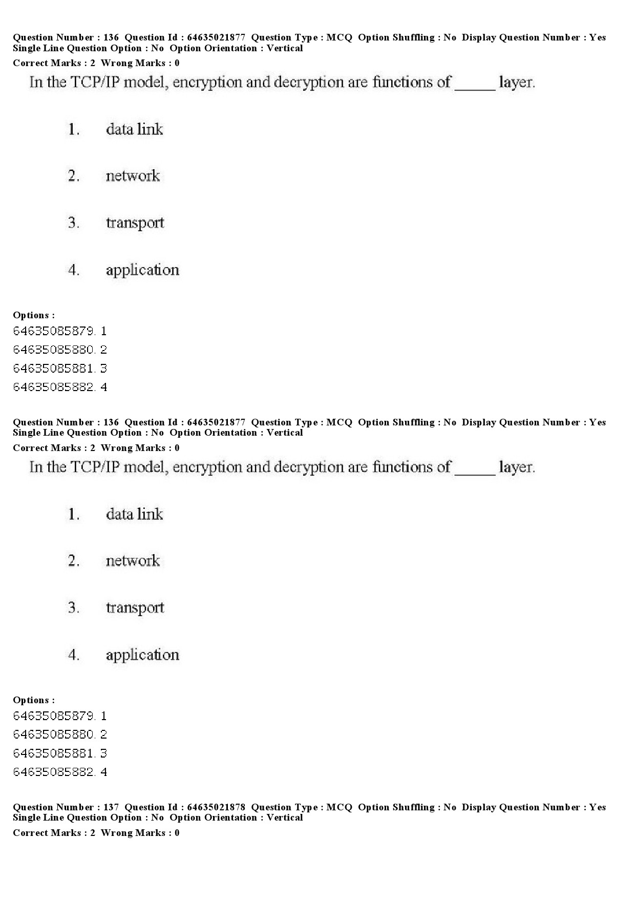 UGC NET Computer Science and Applications Question Paper June 2019 150