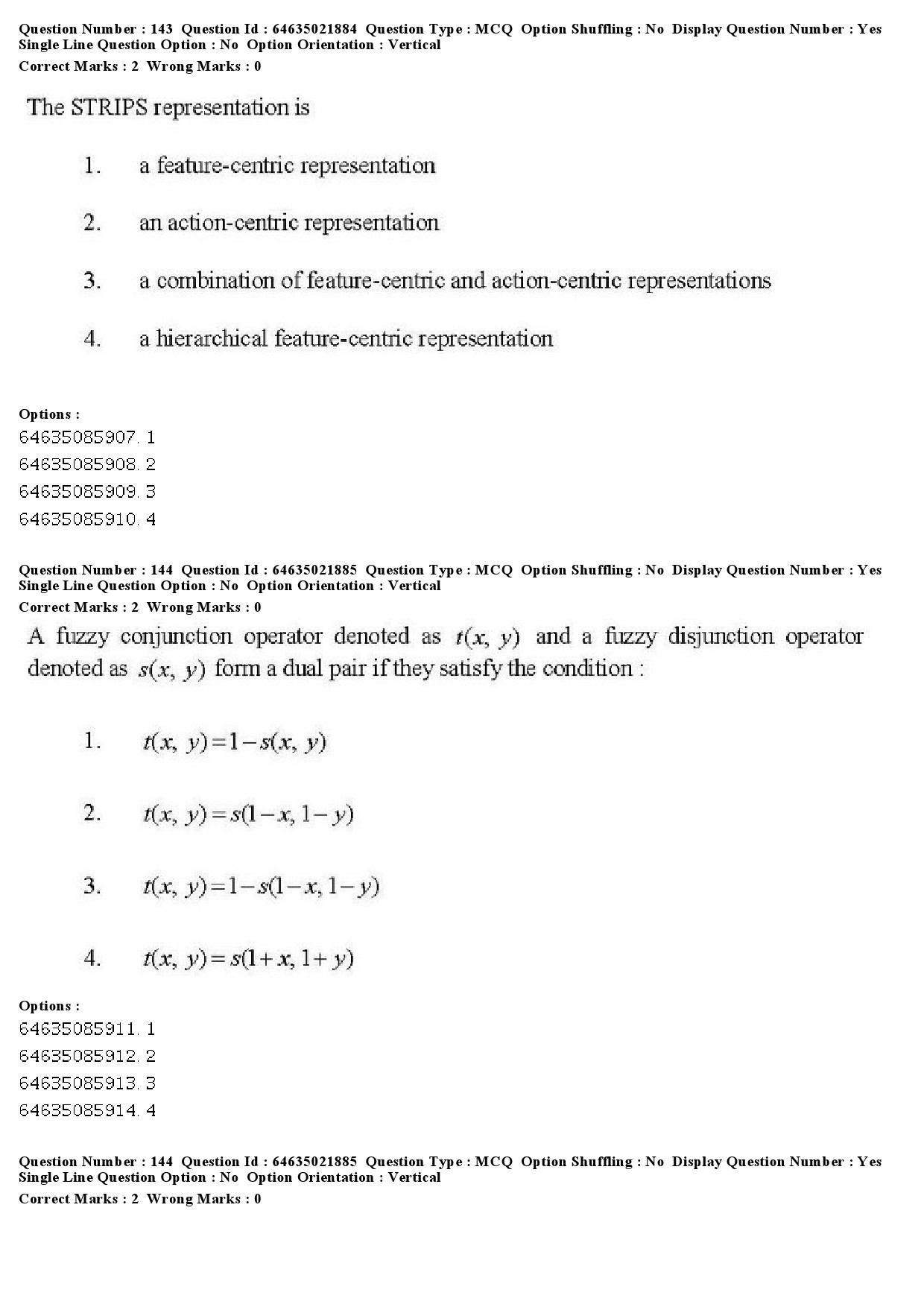 UGC NET Computer Science and Applications Question Paper June 2019 159