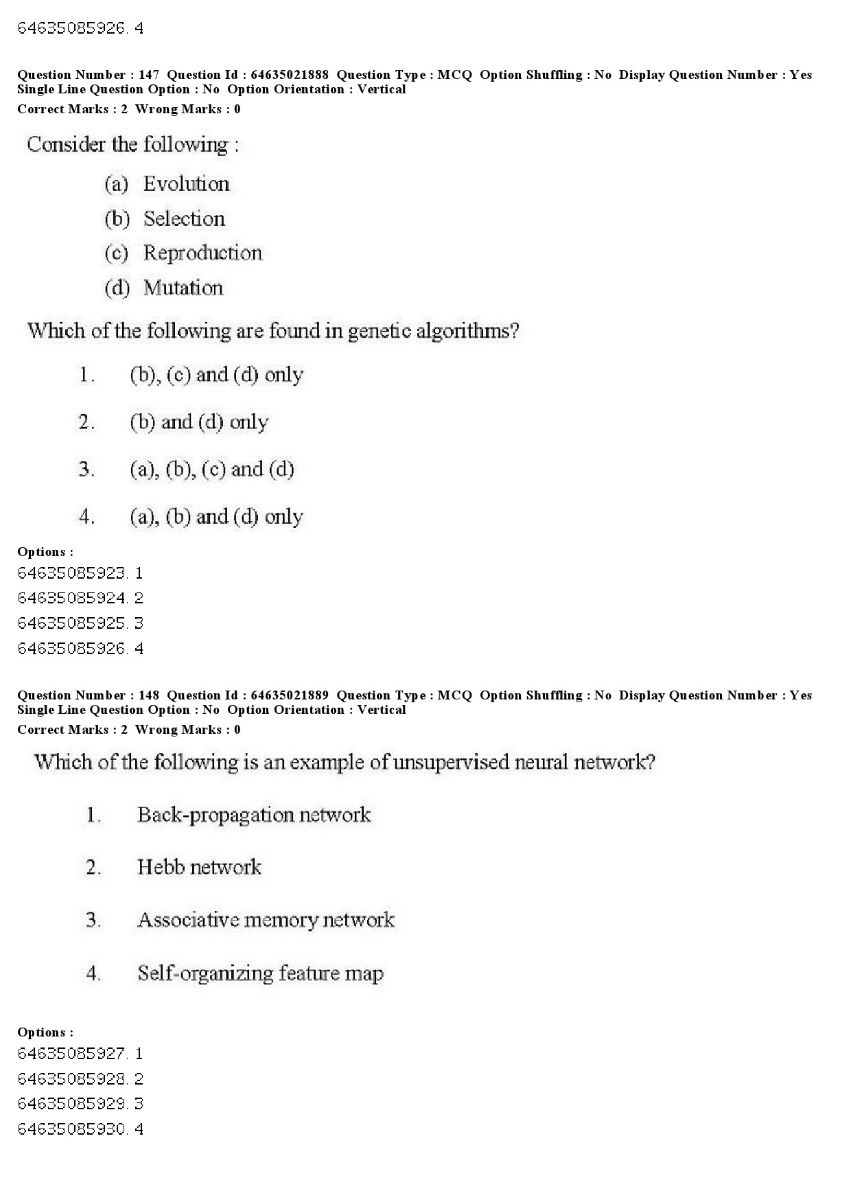 UGC NET Computer Science and Applications Question Paper June 2019 163