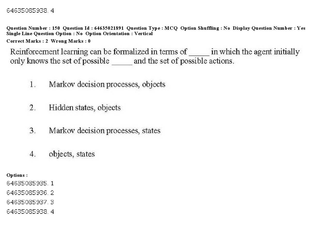 UGC NET Computer Science and Applications Question Paper June 2019 166