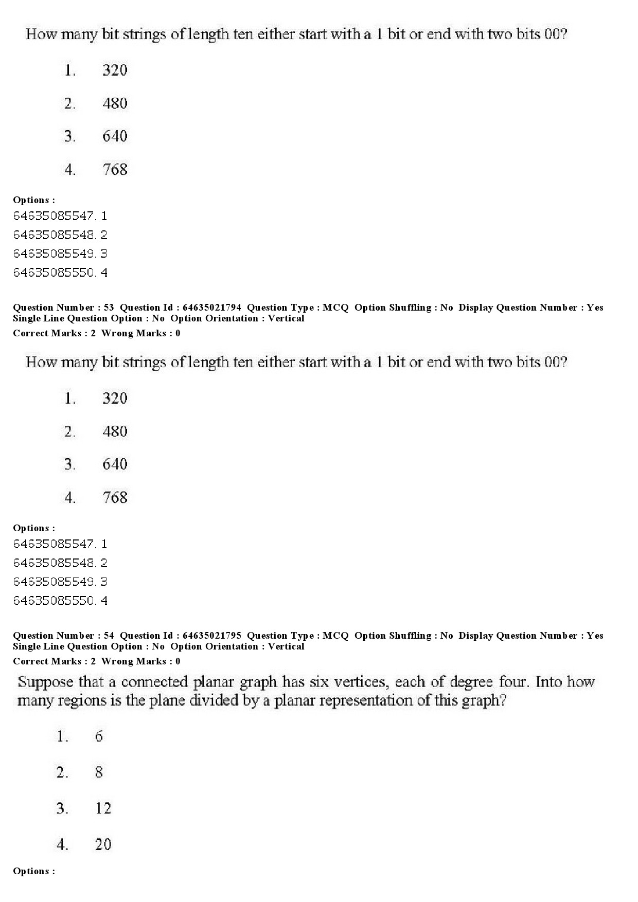 UGC NET Computer Science and Applications Question Paper June 2019 45