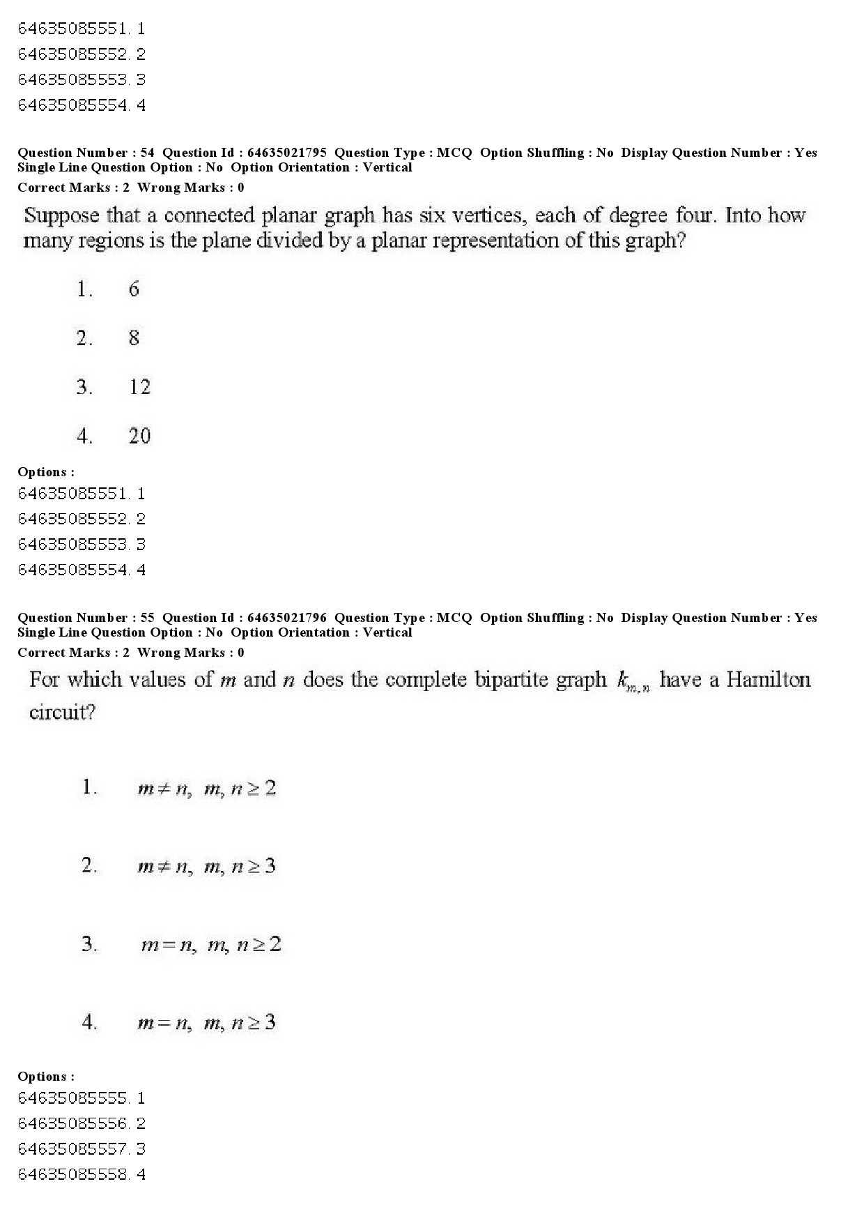 UGC NET Computer Science and Applications Question Paper June 2019 46