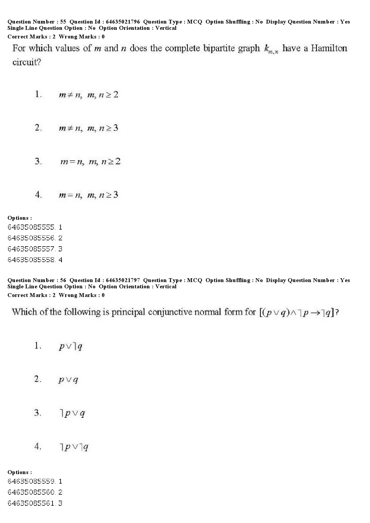 UGC NET Computer Science and Applications Question Paper June 2019 47