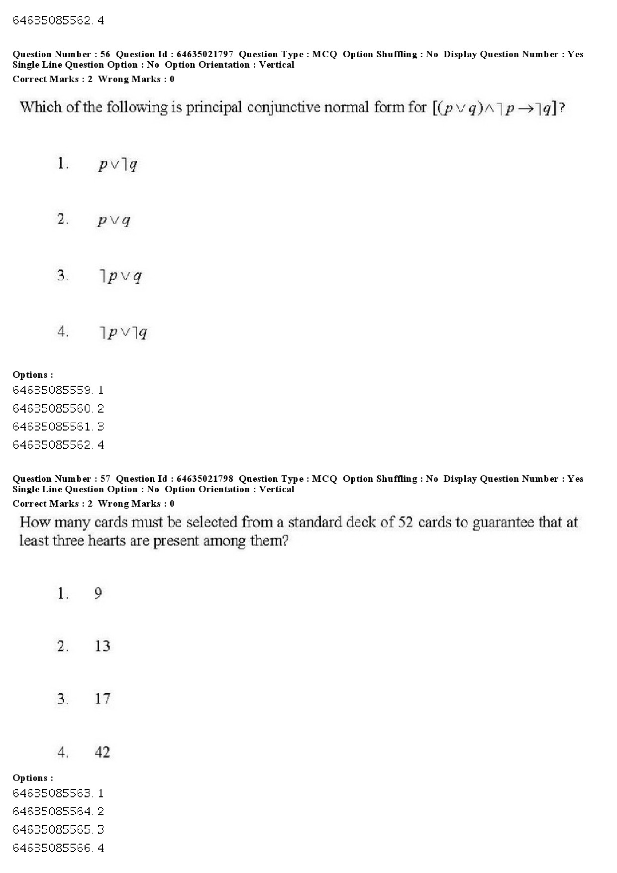 UGC NET Computer Science and Applications Question Paper June 2019 48