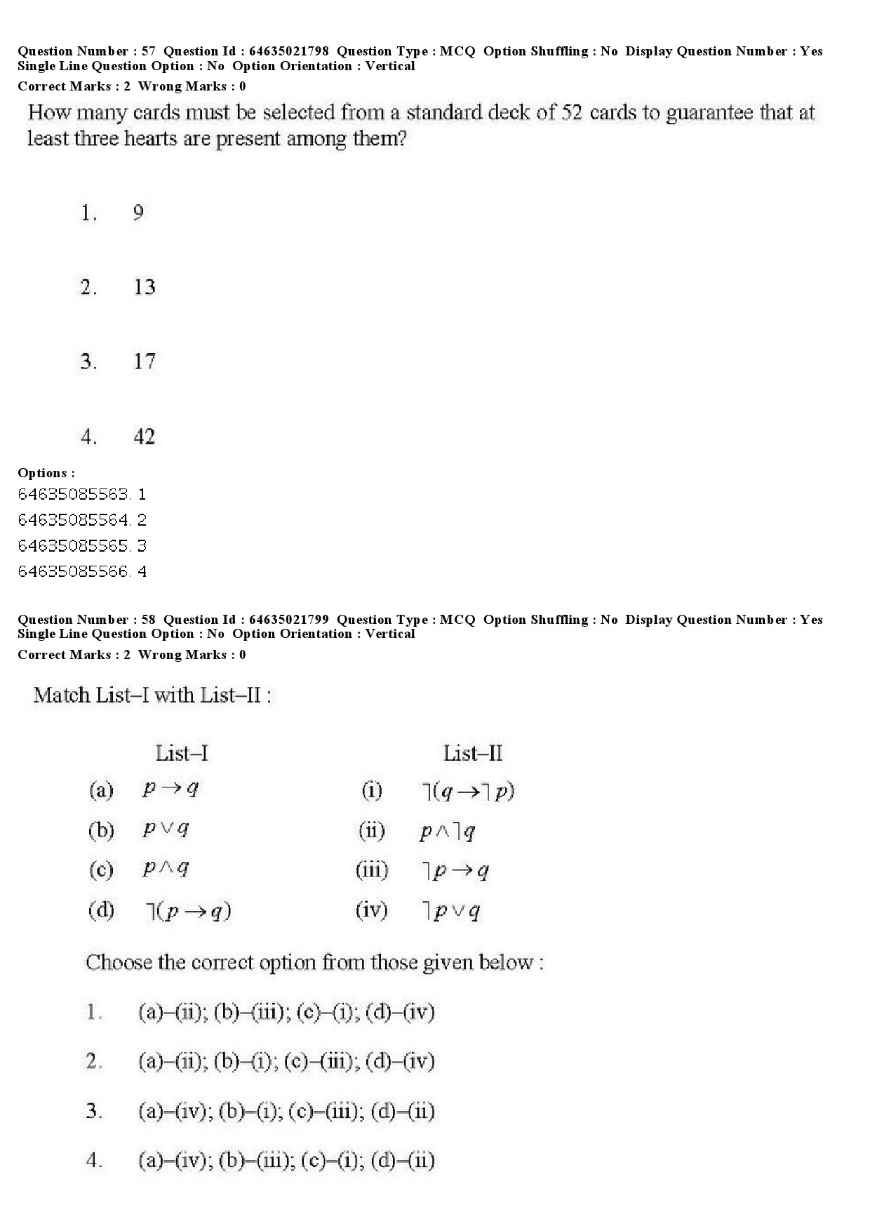 UGC NET Computer Science and Applications Question Paper June 2019 49