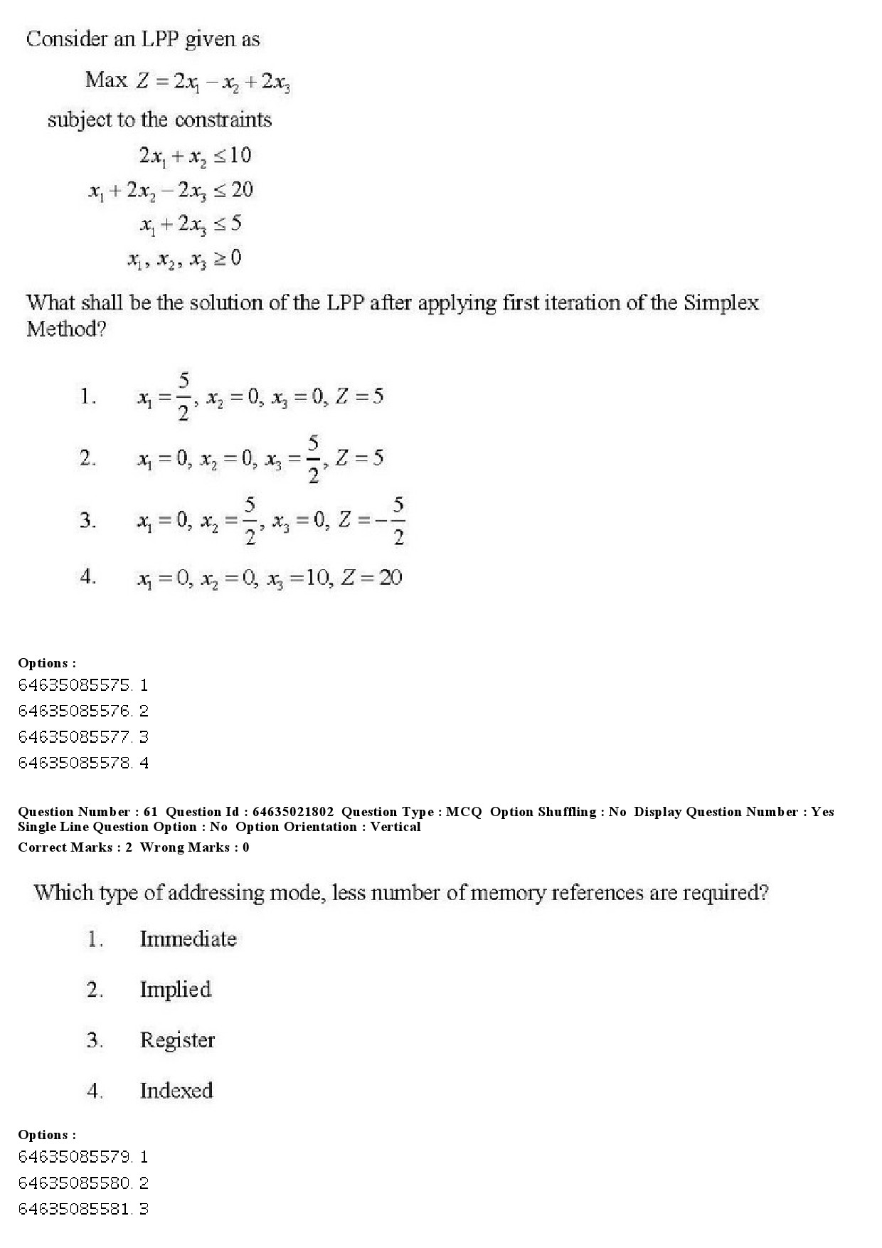 UGC NET Computer Science and Applications Question Paper June 2019 54